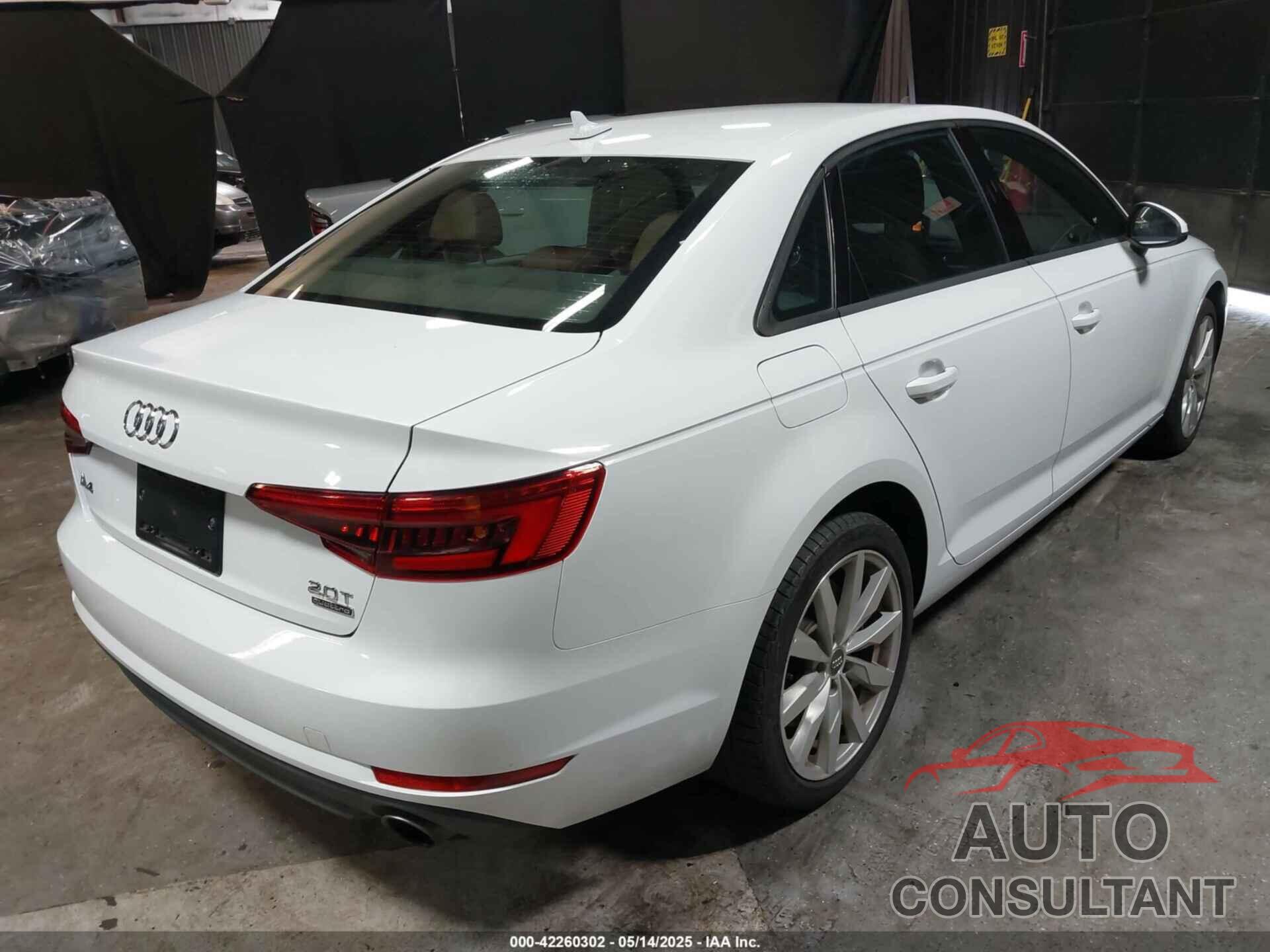 AUDI A4 2017 - WAUANAF4XHA077628