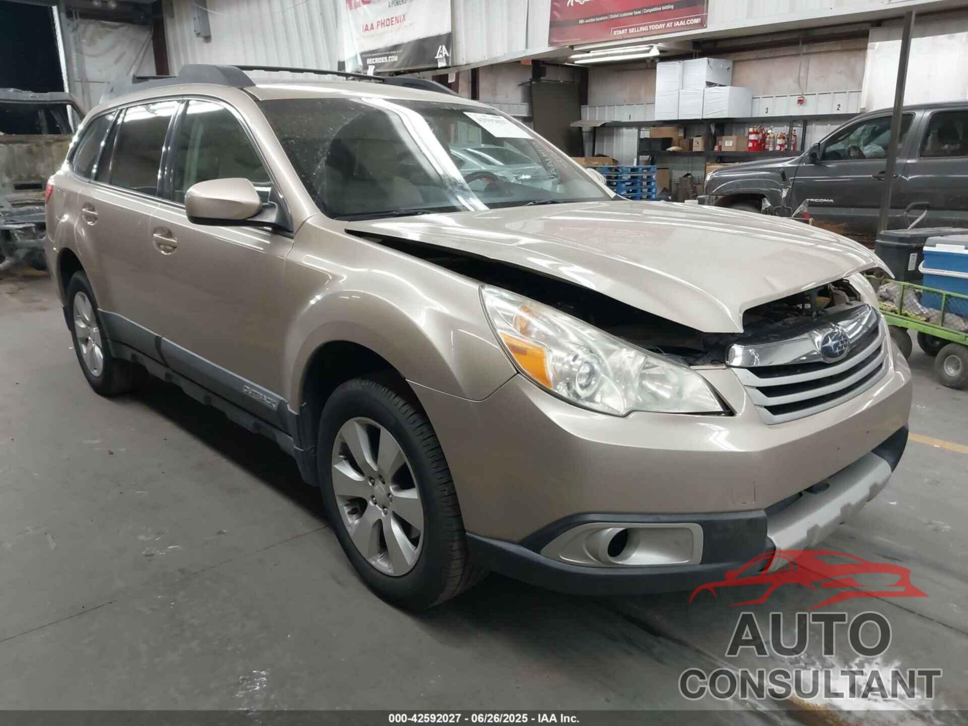 SUBARU OUTBACK 2010 - 4S4BRDKC3A2370910