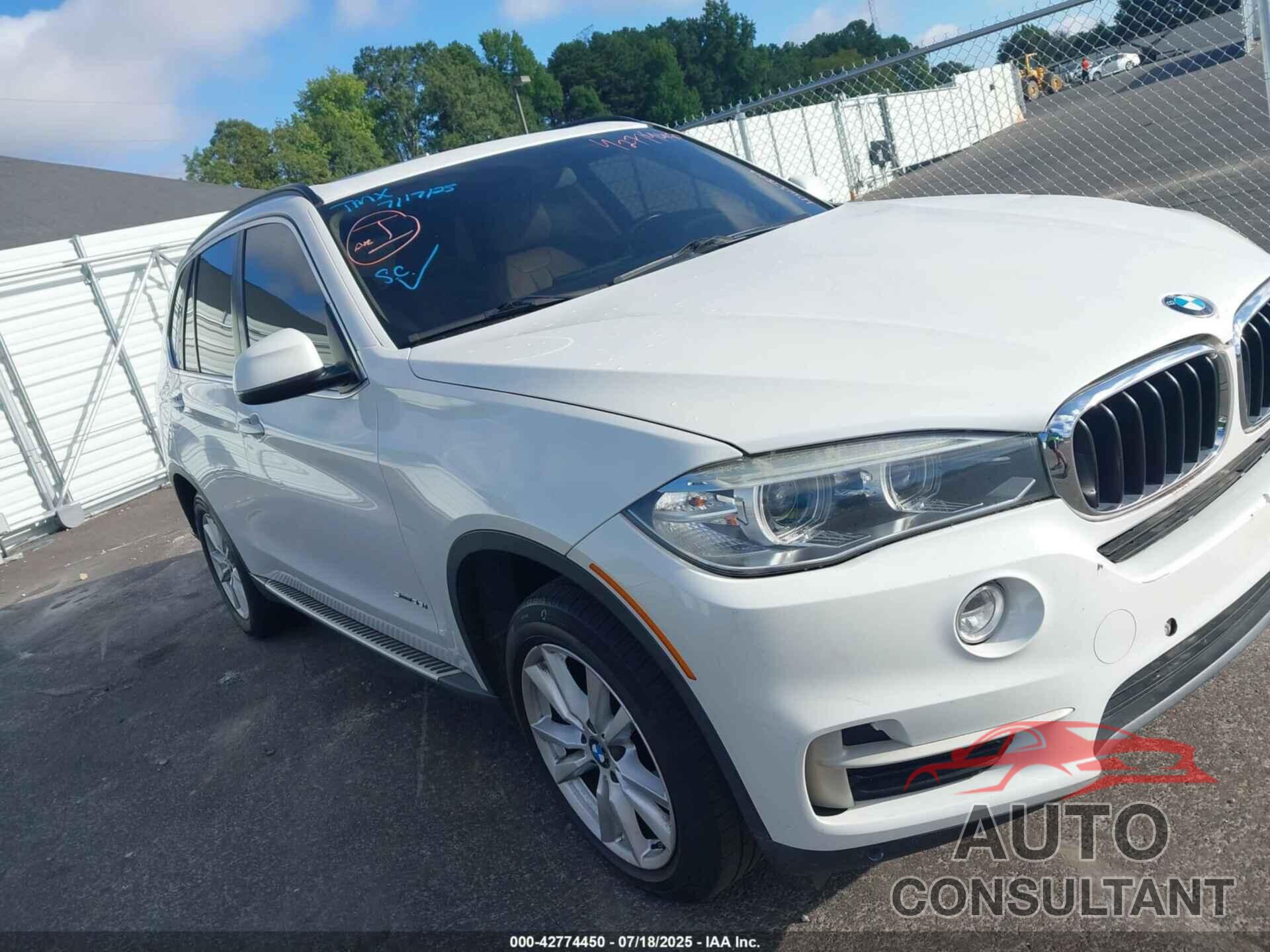BMW X5 2015 - 5UXKR2C50F0H40398