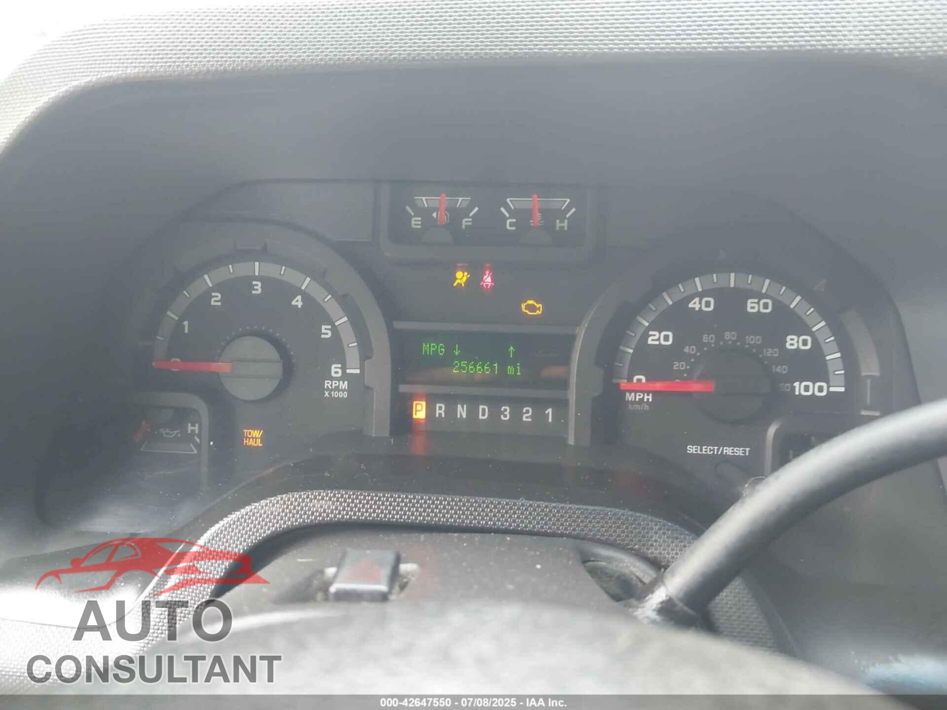 FORD E-450 CUTAWAY 2009 - 1FDXE45S59DA10266