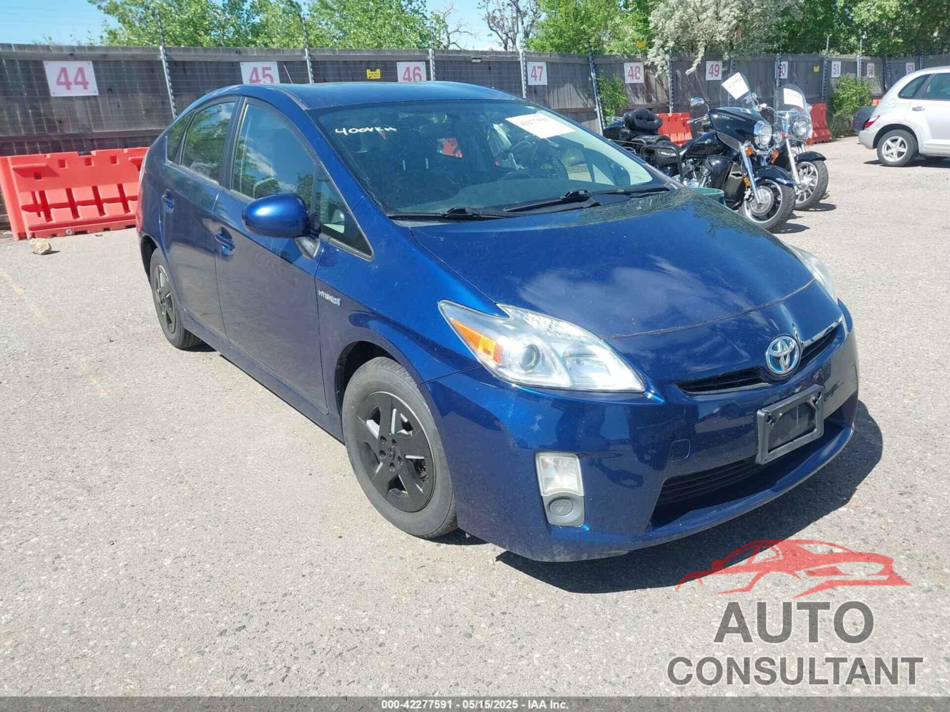TOYOTA PRIUS 2010 - JTDKN3DU8A0180337
