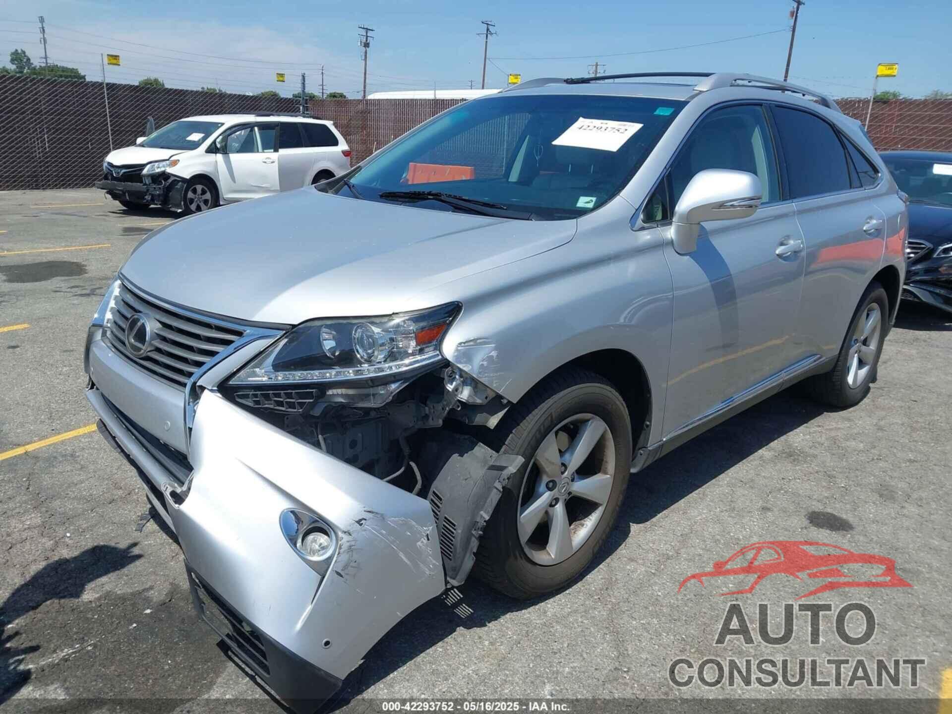 LEXUS RX 350 2015 - JTJZK1BA0F2423541