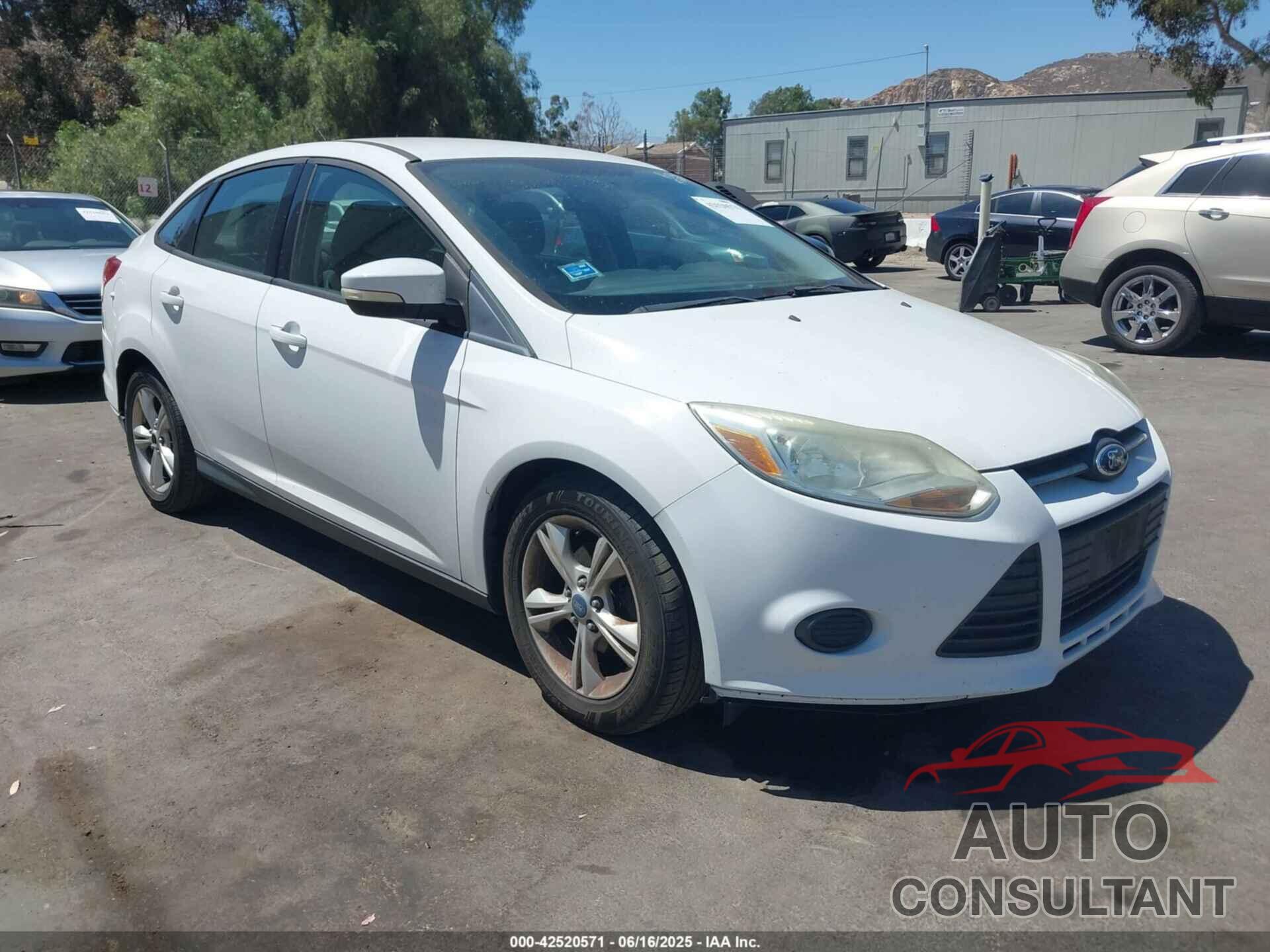 FORD FOCUS 2013 - 1FADP3F25DL290446