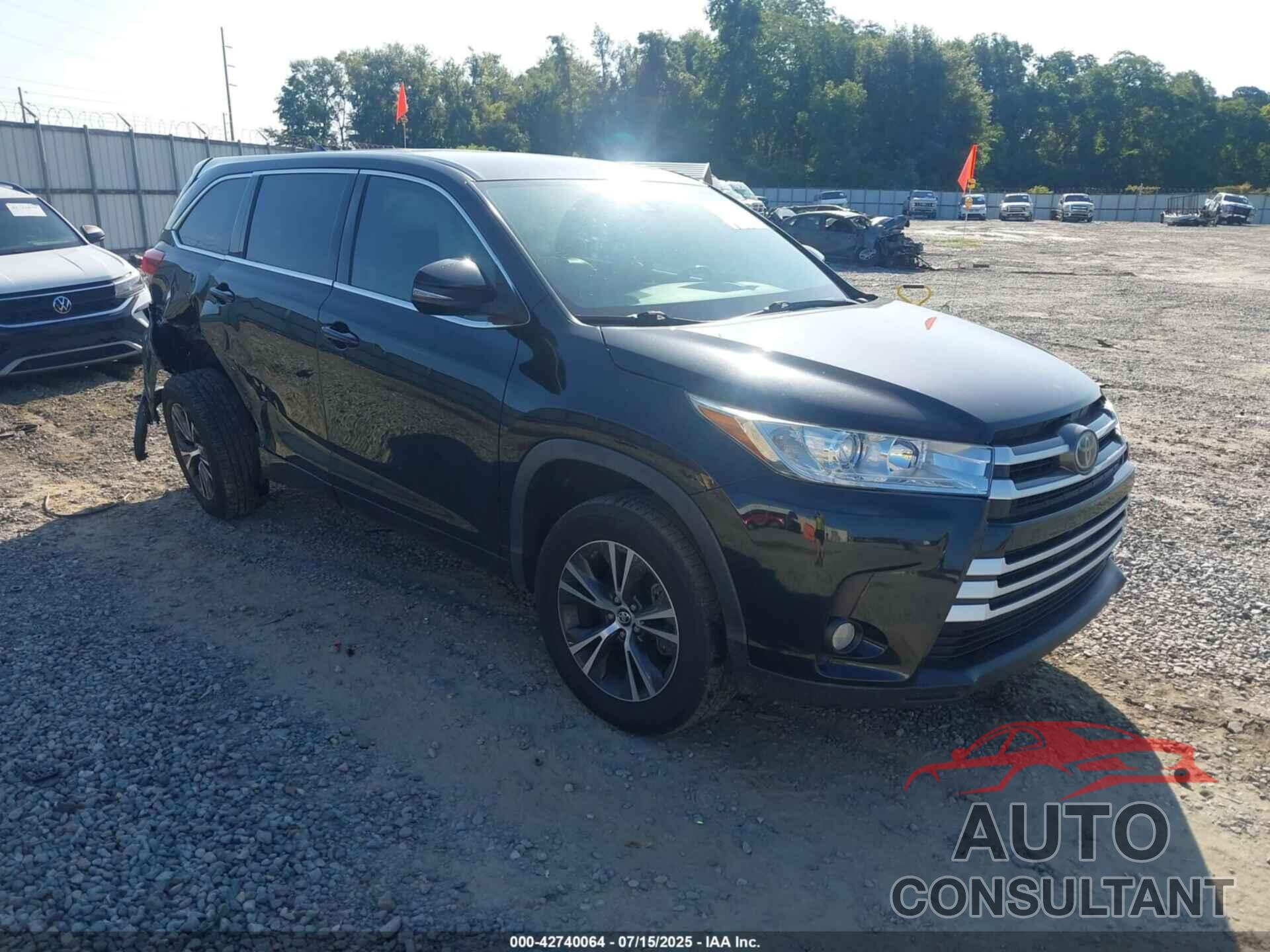 TOYOTA HIGHLANDER 2017 - 5TDZZRFH0HS231861