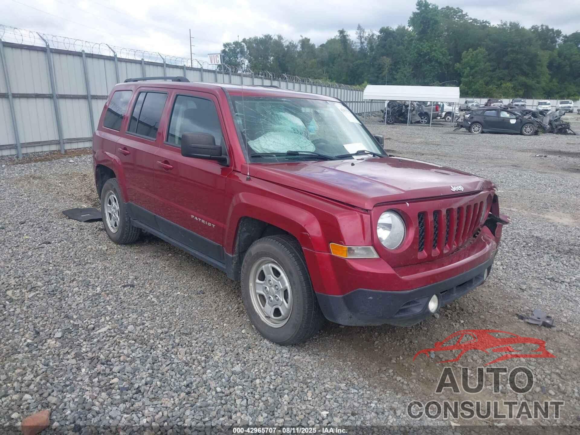 JEEP PATRIOT 2017 - 1C4NJPBA9HD115928