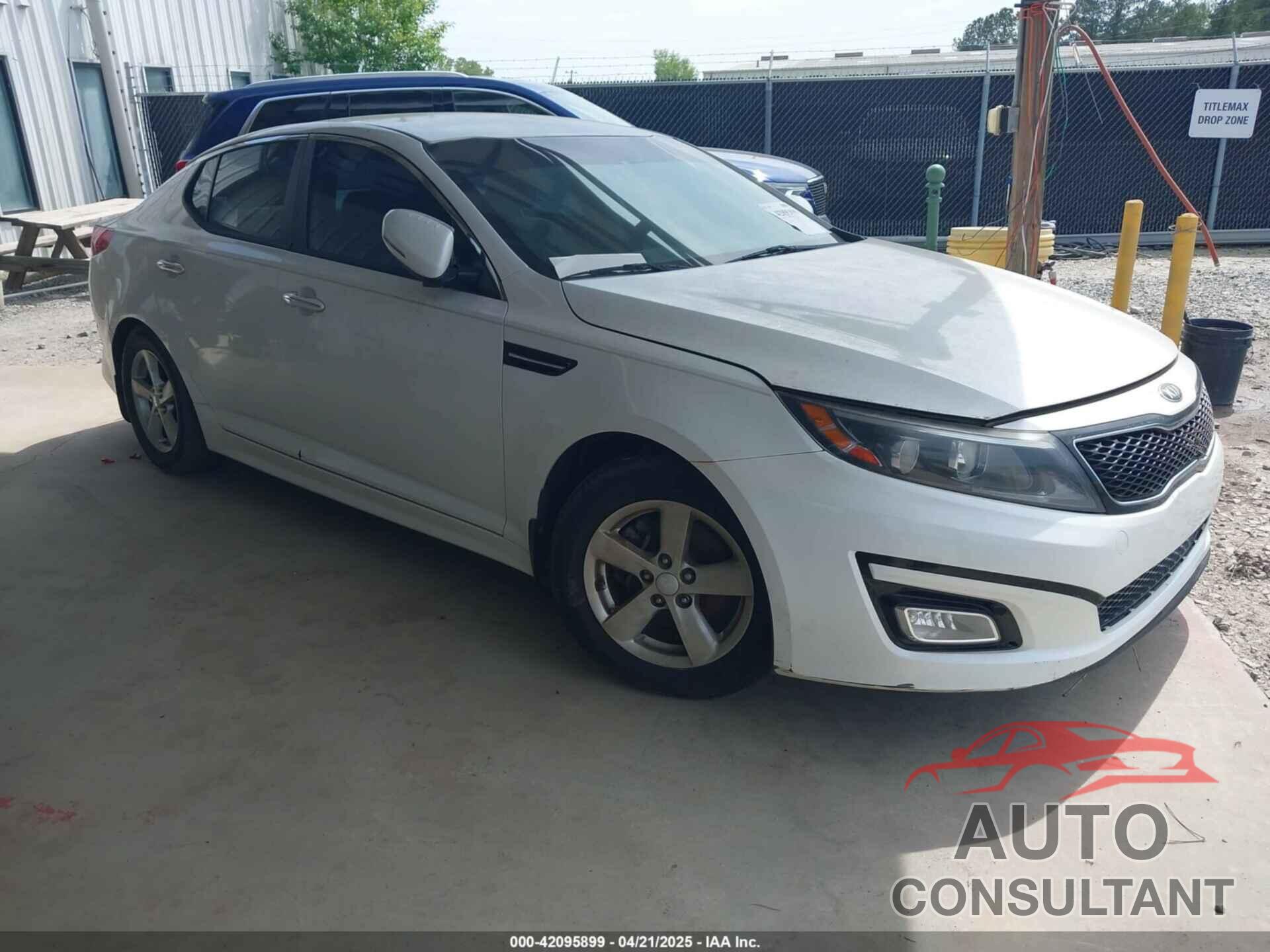 KIA OPTIMA 2015 - KNAGM4A78F5607679