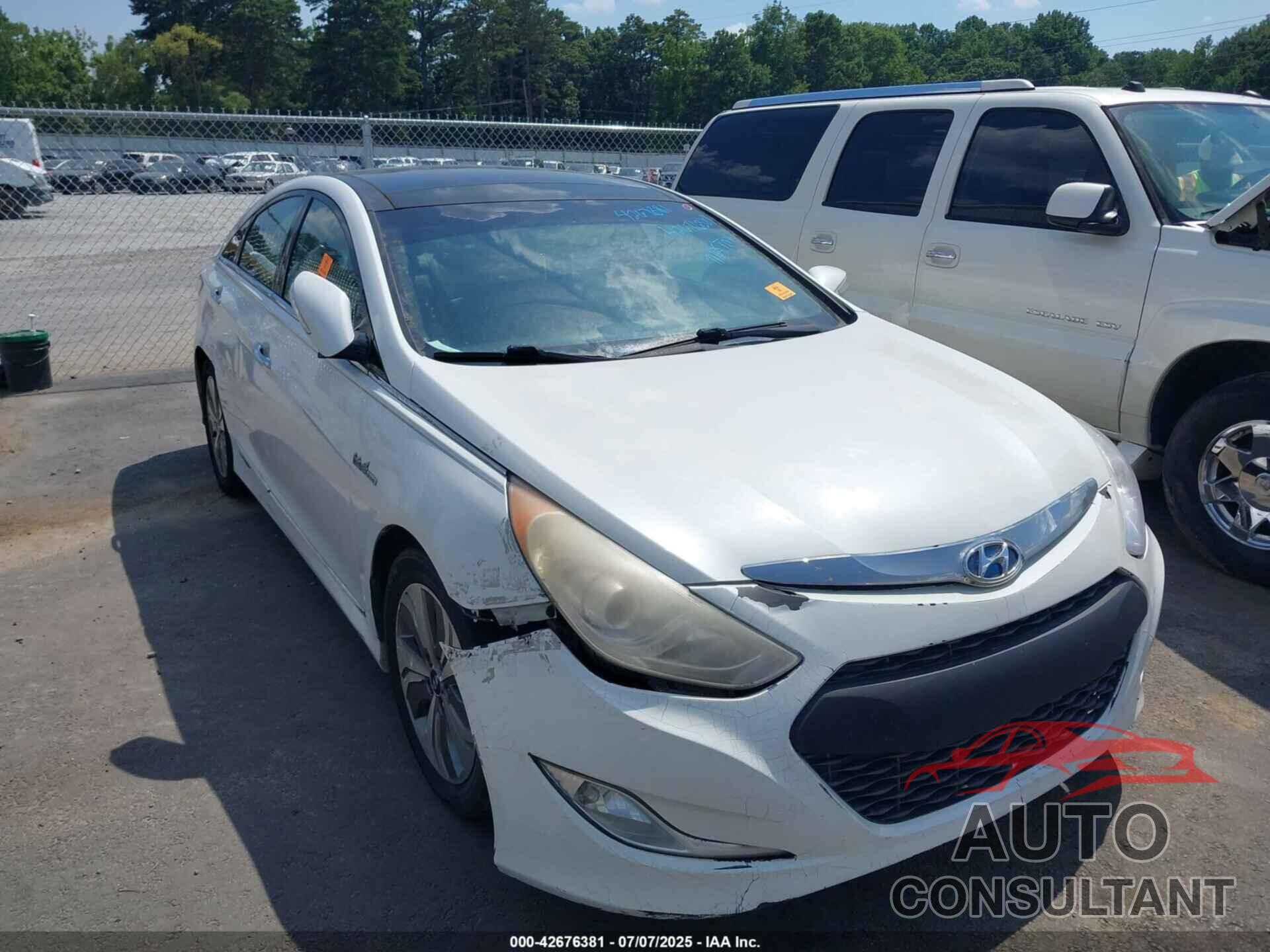 HYUNDAI SONATA HYBRID 2014 - KMHEC4A49EA112783