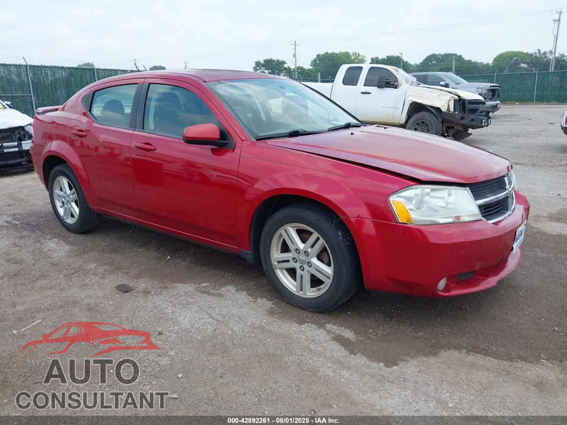 DODGE AVENGER 2010 - 1B3CC5FB4AN215672
