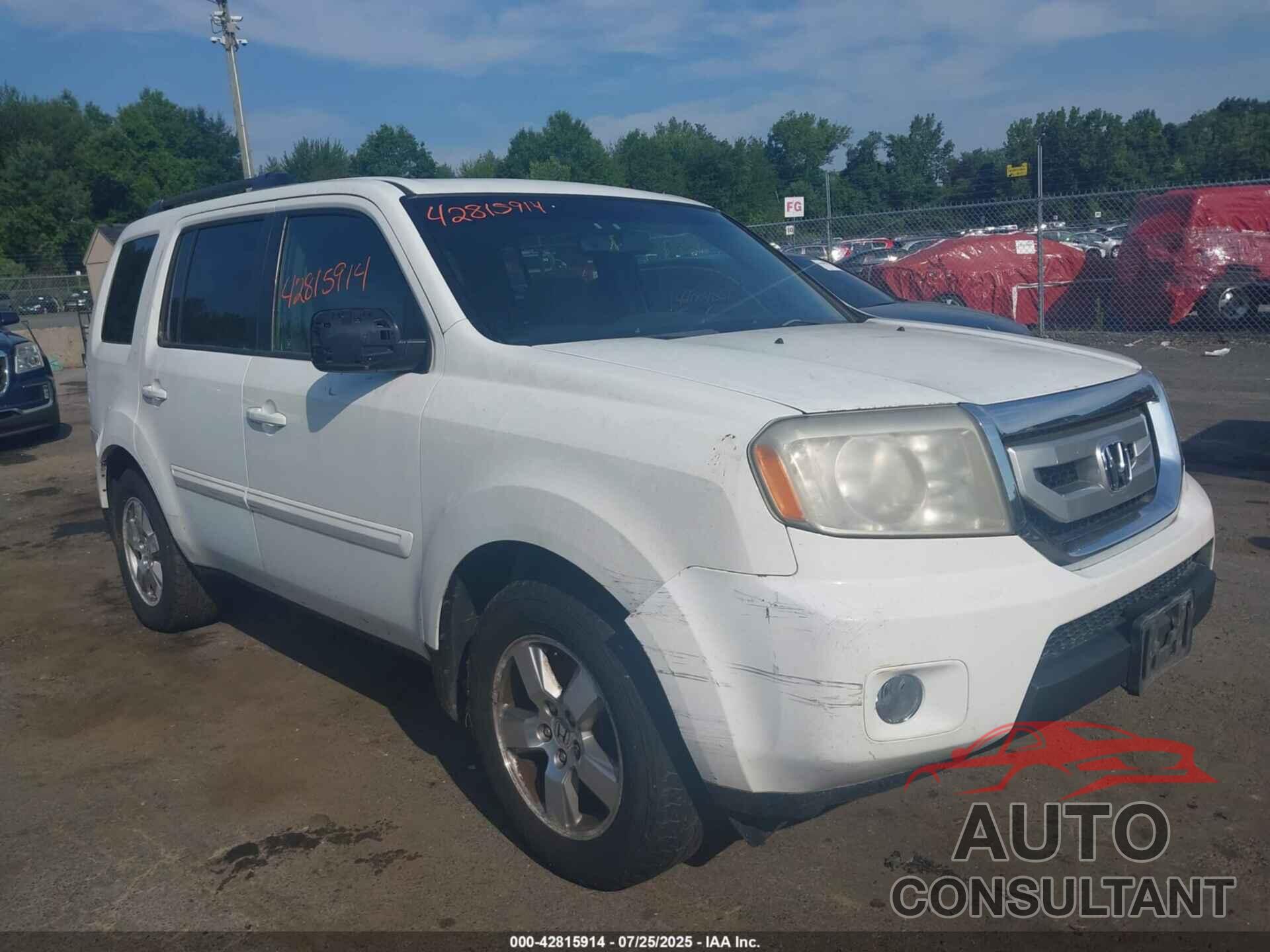 HONDA PILOT 2011 - 5FNYF4H59BB104788