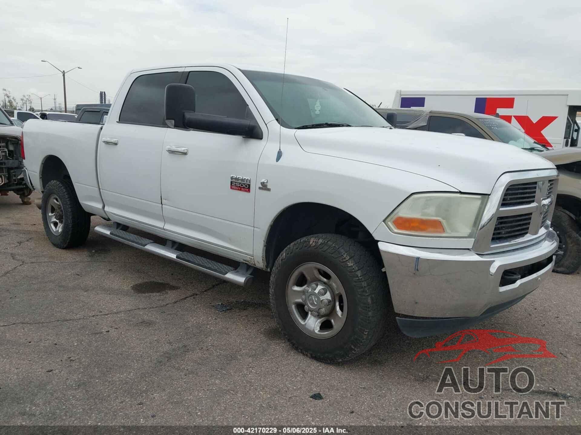DODGE RAM 2500 2010 - 3D7UT2CL7AG127292