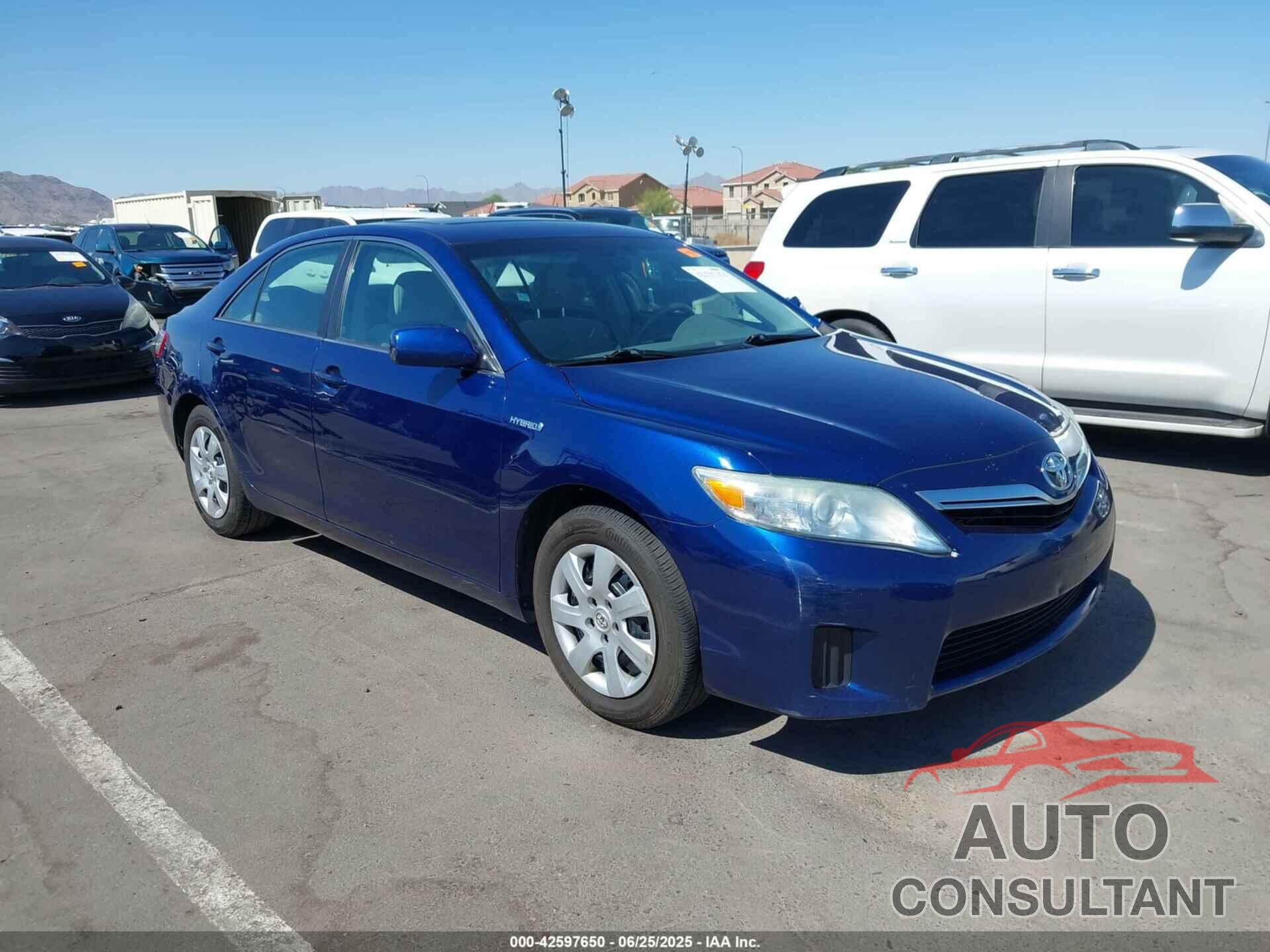 TOYOTA CAMRY HYBRID 2011 - 4T1BB3EK6BU132864