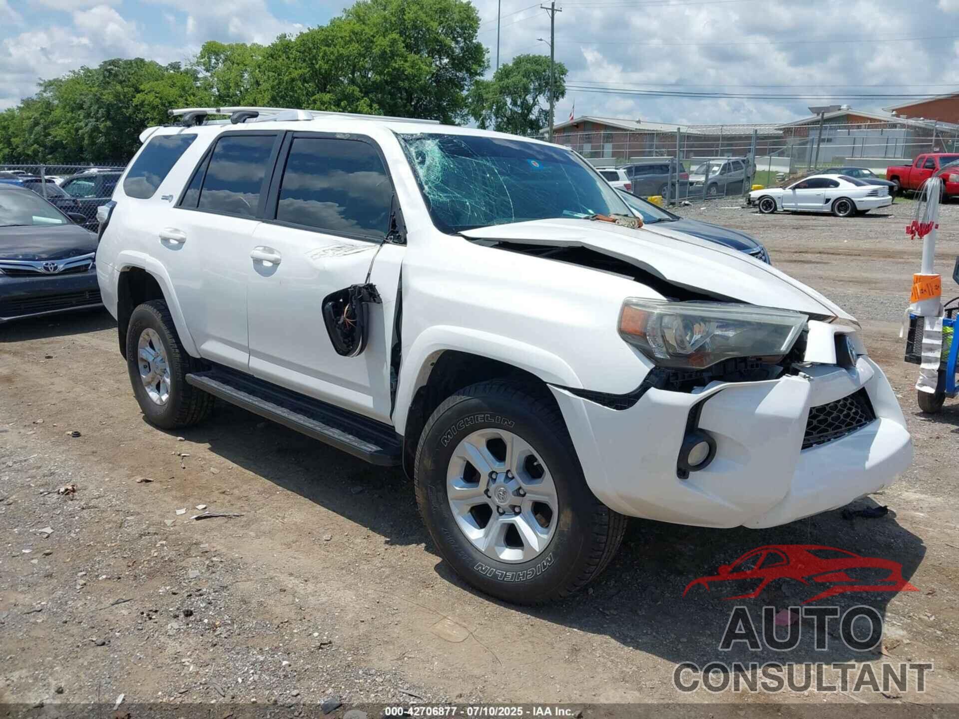 TOYOTA 4RUNNER 2015 - JTEBU5JR3F5260987
