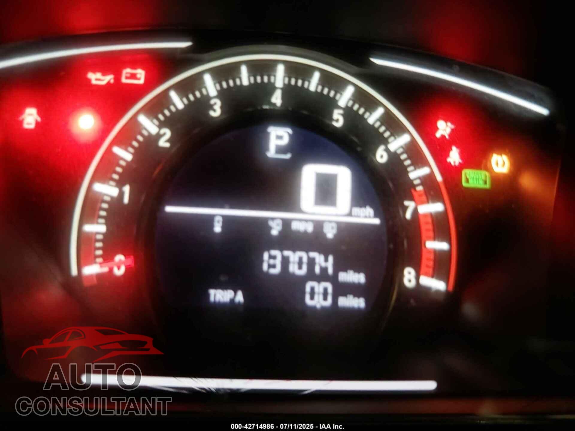 HONDA CIVIC 2017 - 19XFC2F56HE044653