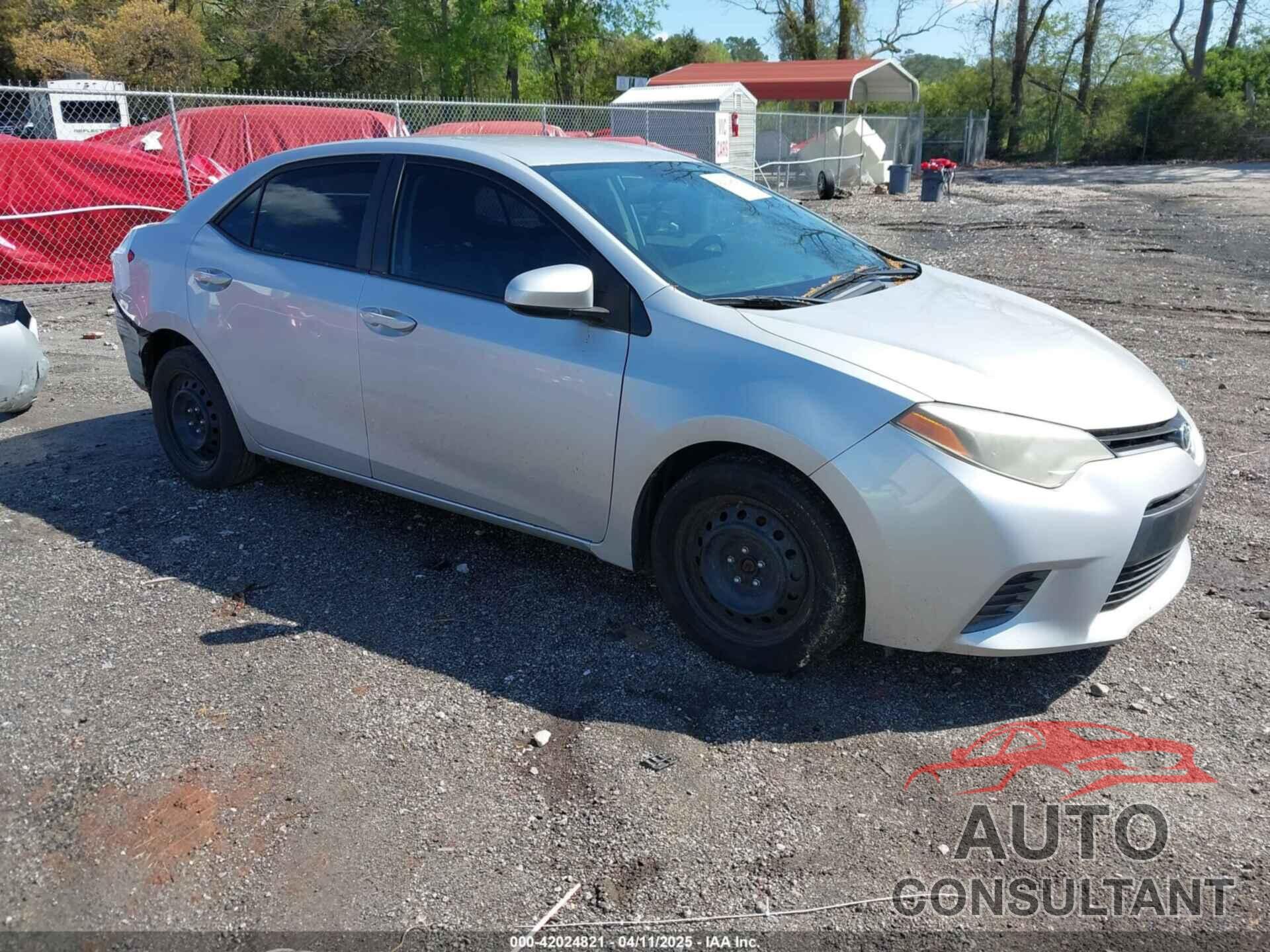 TOYOTA COROLLA 2016 - 2T1BURHE1GC611656
