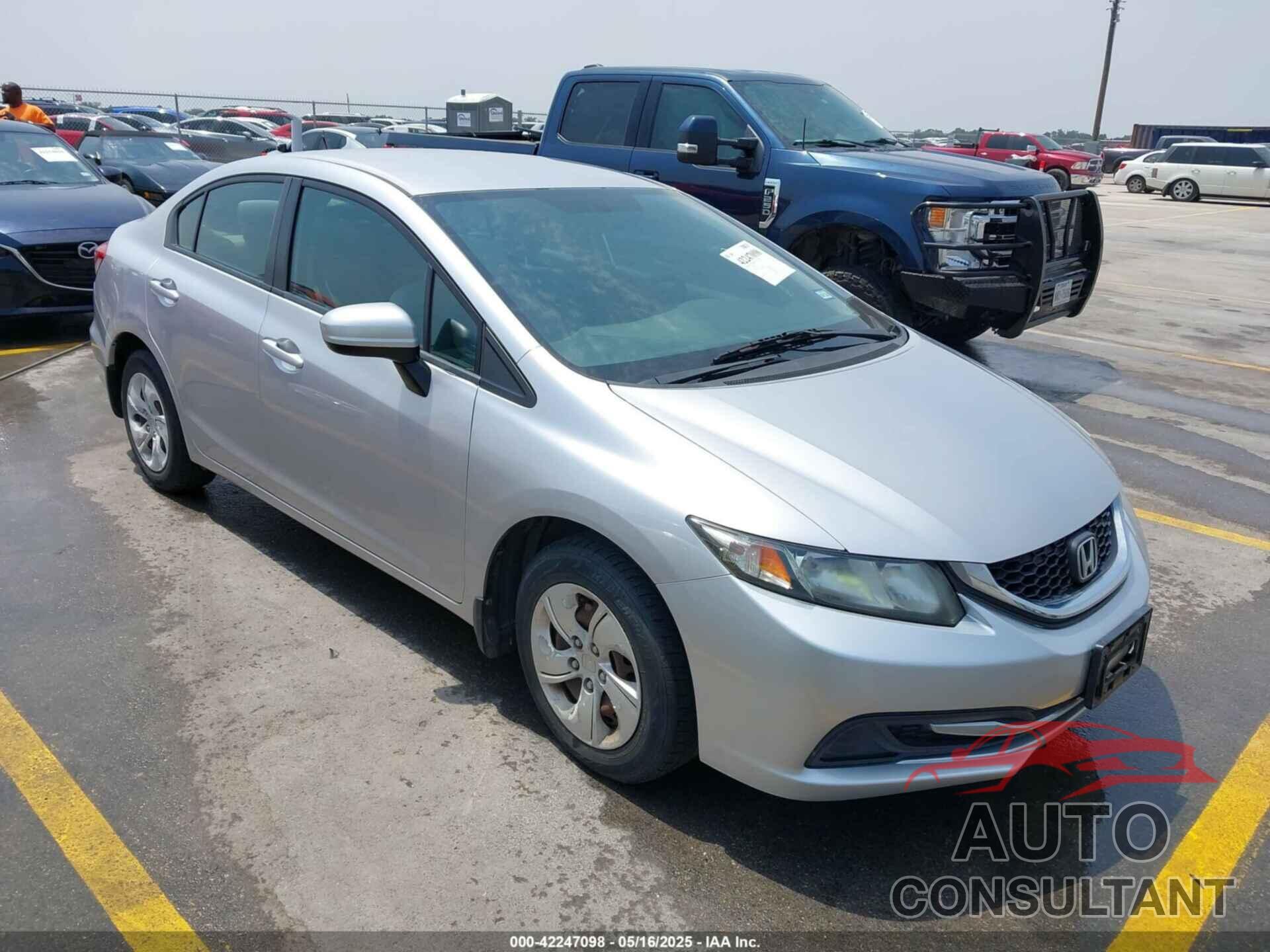 HONDA CIVIC 2014 - 19XFB2F59EE237314