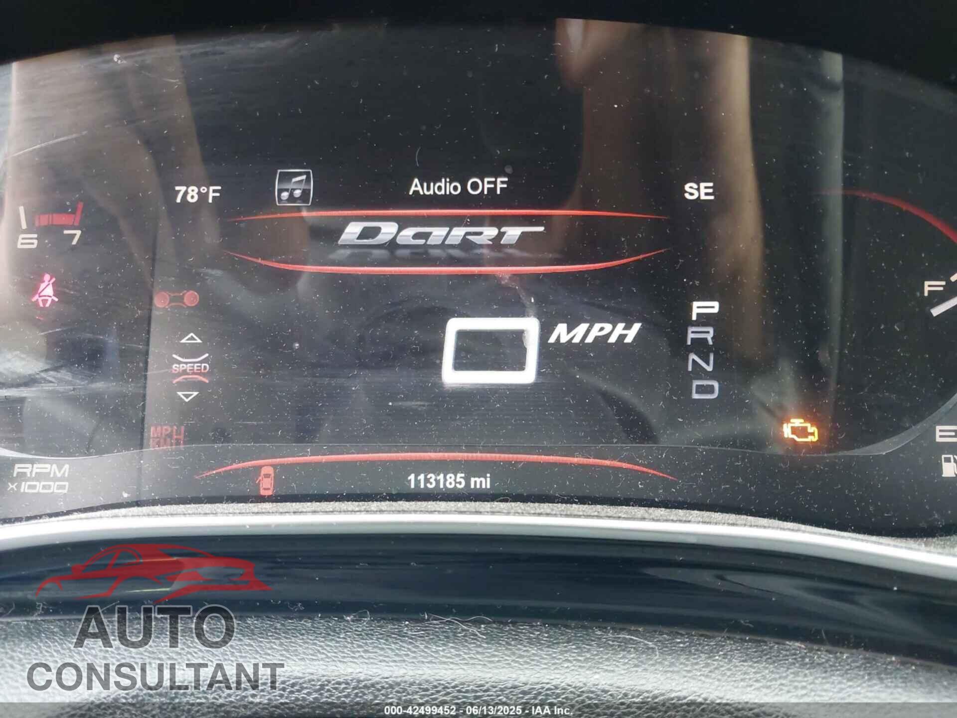 DODGE DART 2013 - 1C3CDFCA8DD184115
