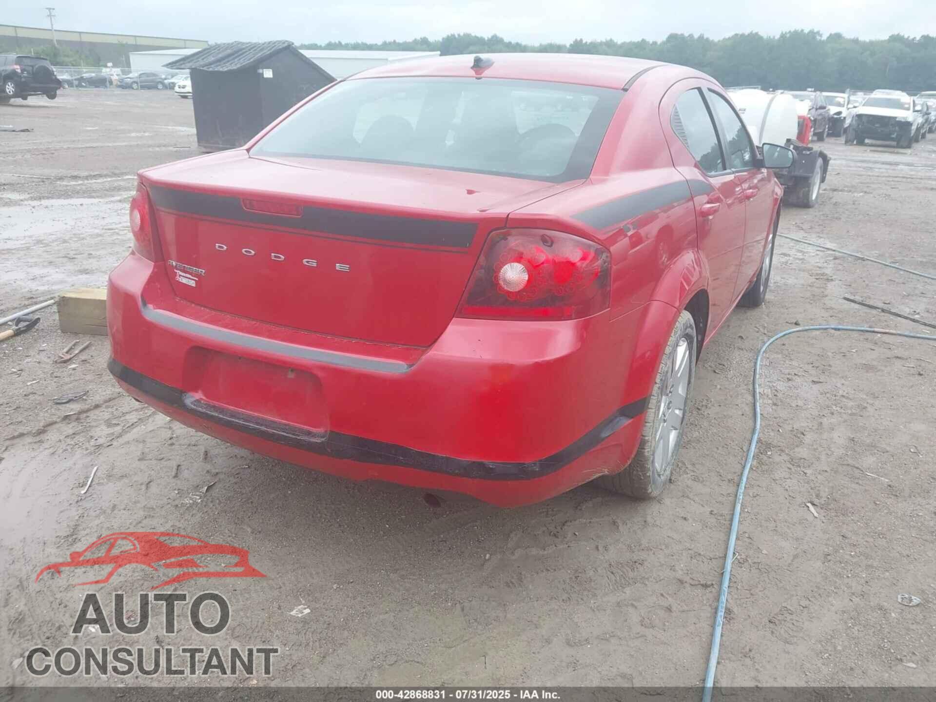 DODGE AVENGER 2013 - 1C3CDZAB5DN731381