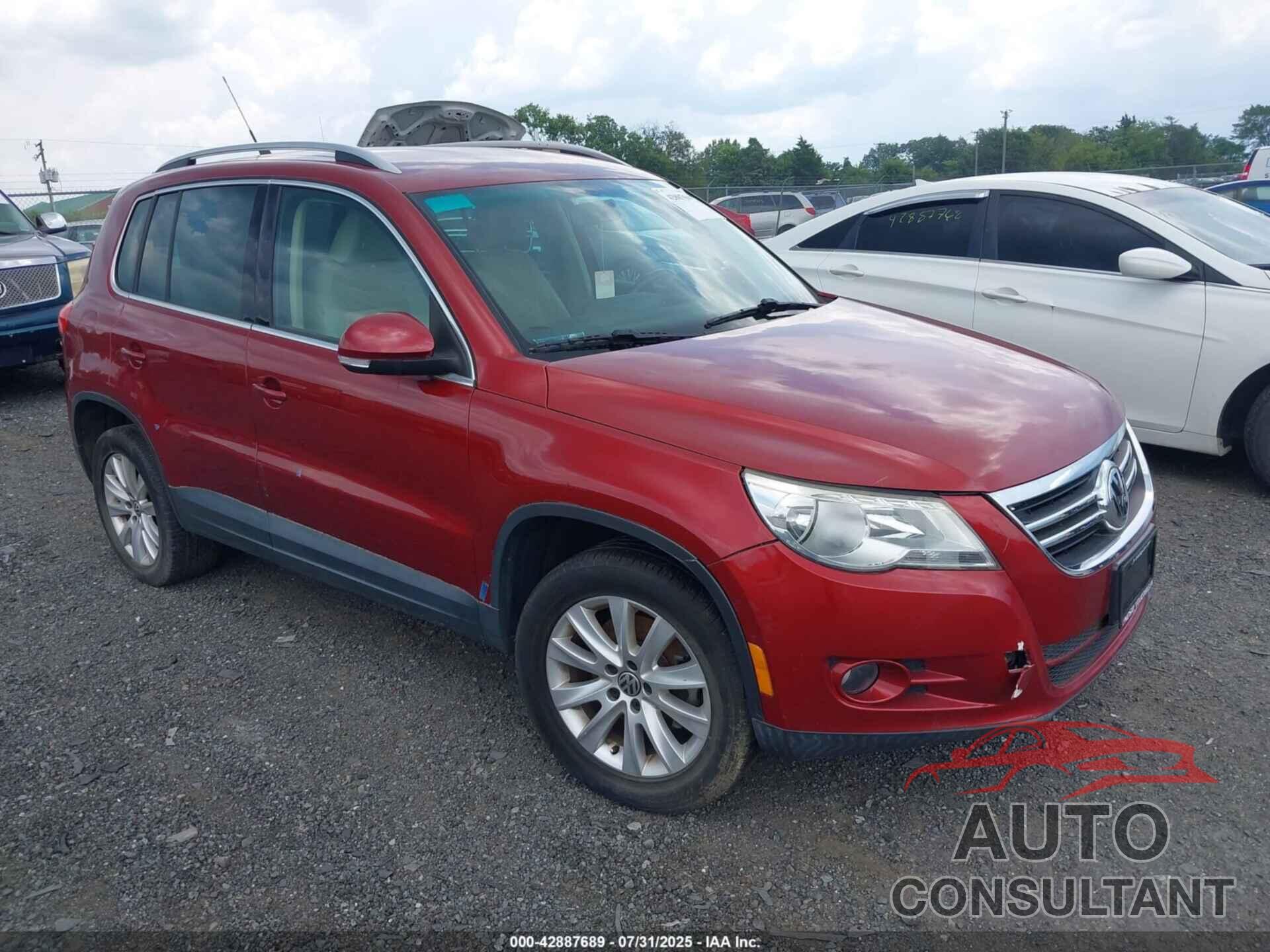 VOLKSWAGEN TIGUAN 2009 - WVGAV75N89W524358