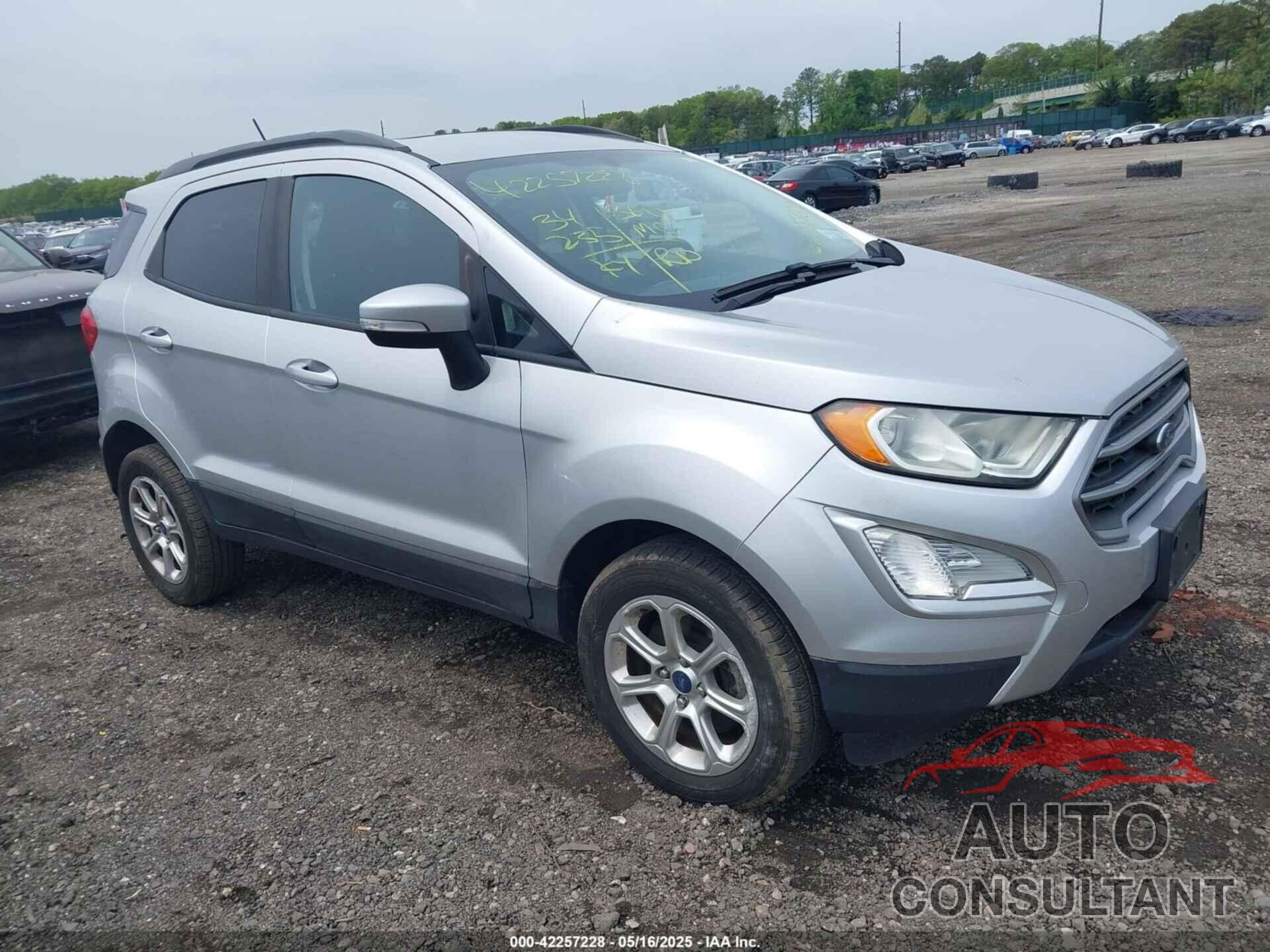 FORD ECOSPORT 2019 - MAJ6S3GL1KC270741