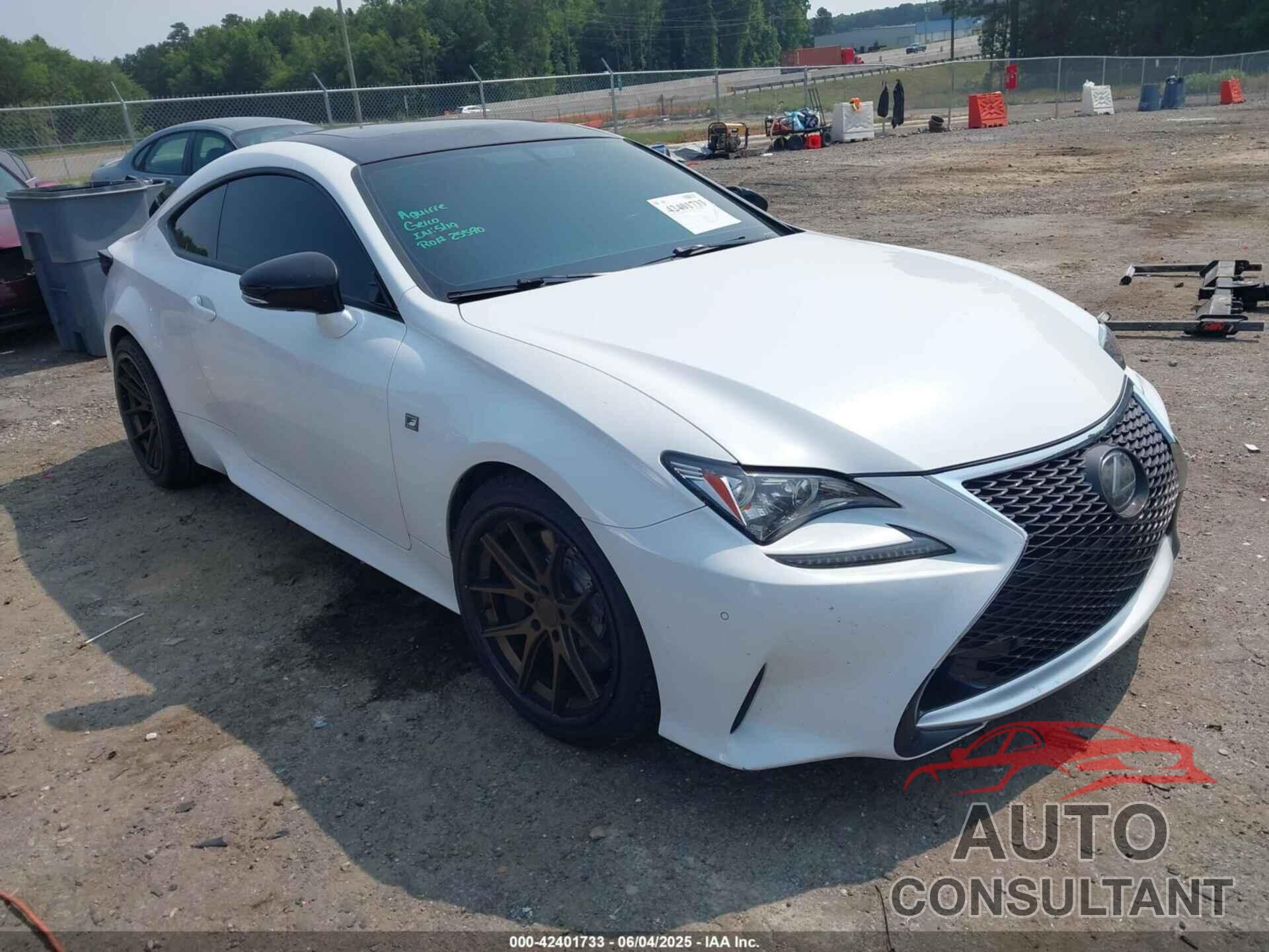 LEXUS RC 200T 2017 - JTHHA5BC7H5007304
