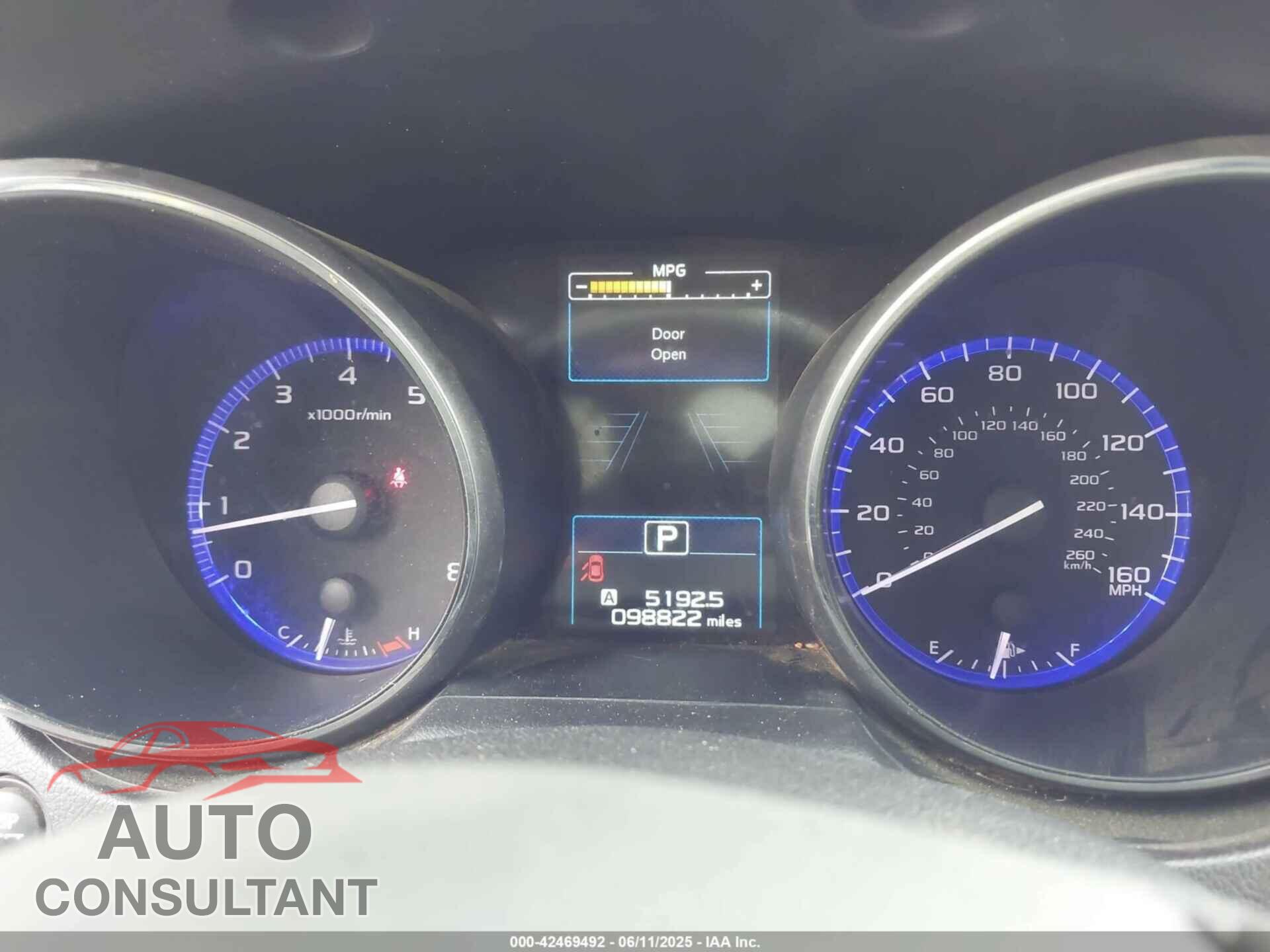 SUBARU OUTBACK 2017 - 4S4BSETC4H3295969