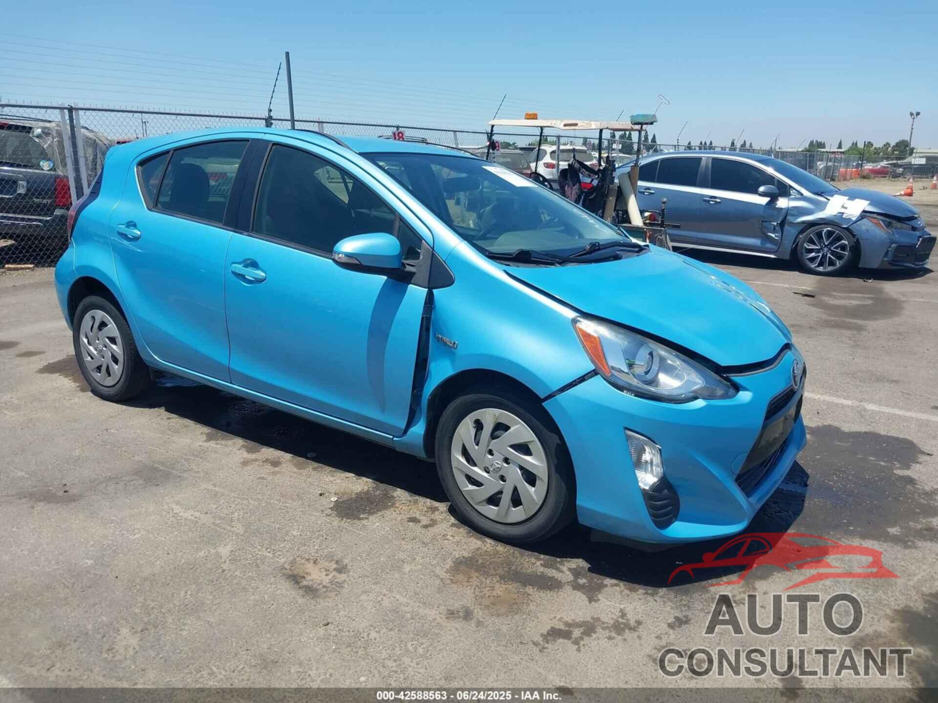 TOYOTA PRIUS C 2016 - JTDKDTB39G1137383