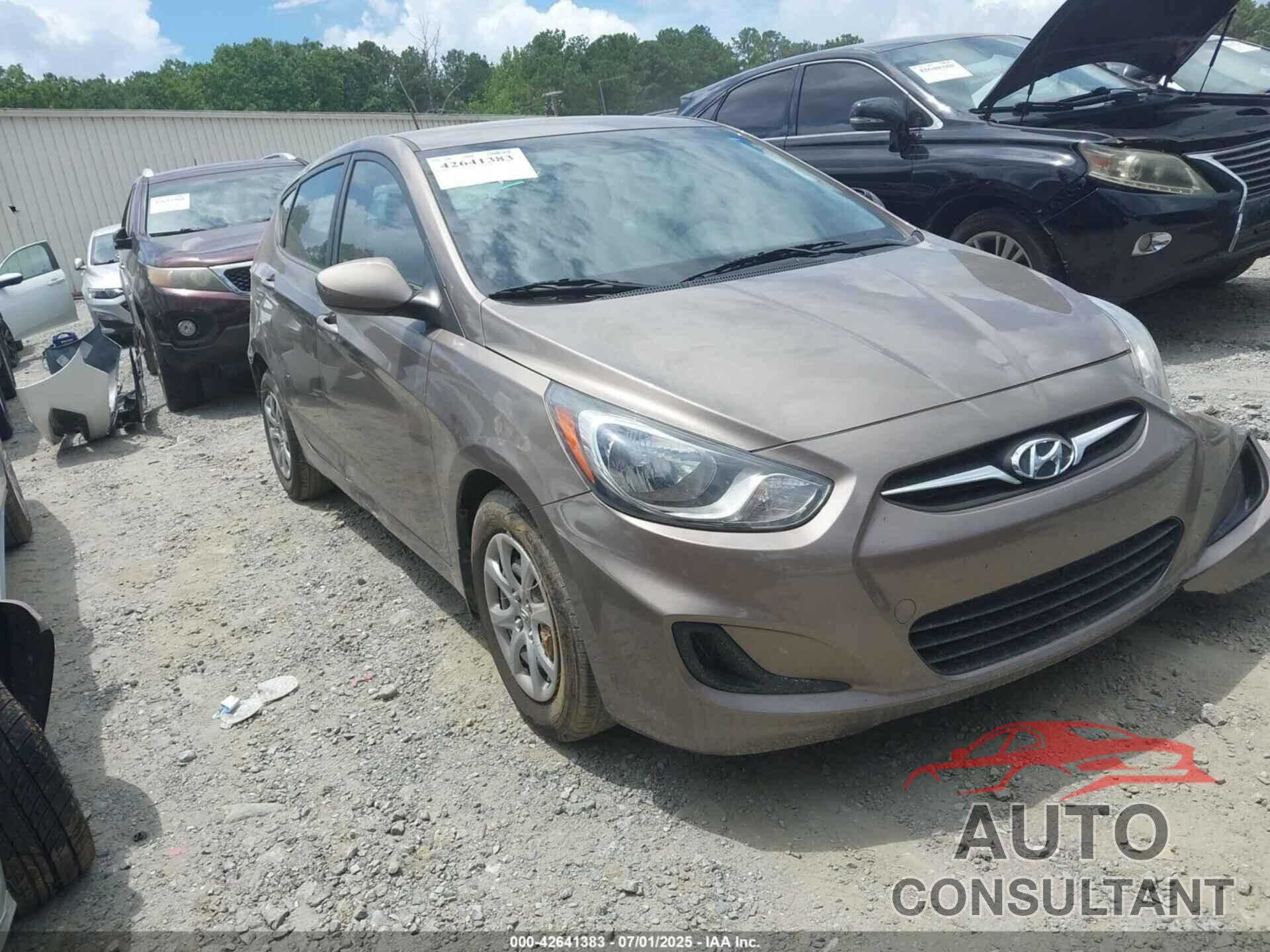 HYUNDAI ACCENT 2012 - KMHCT5AE6CU033959