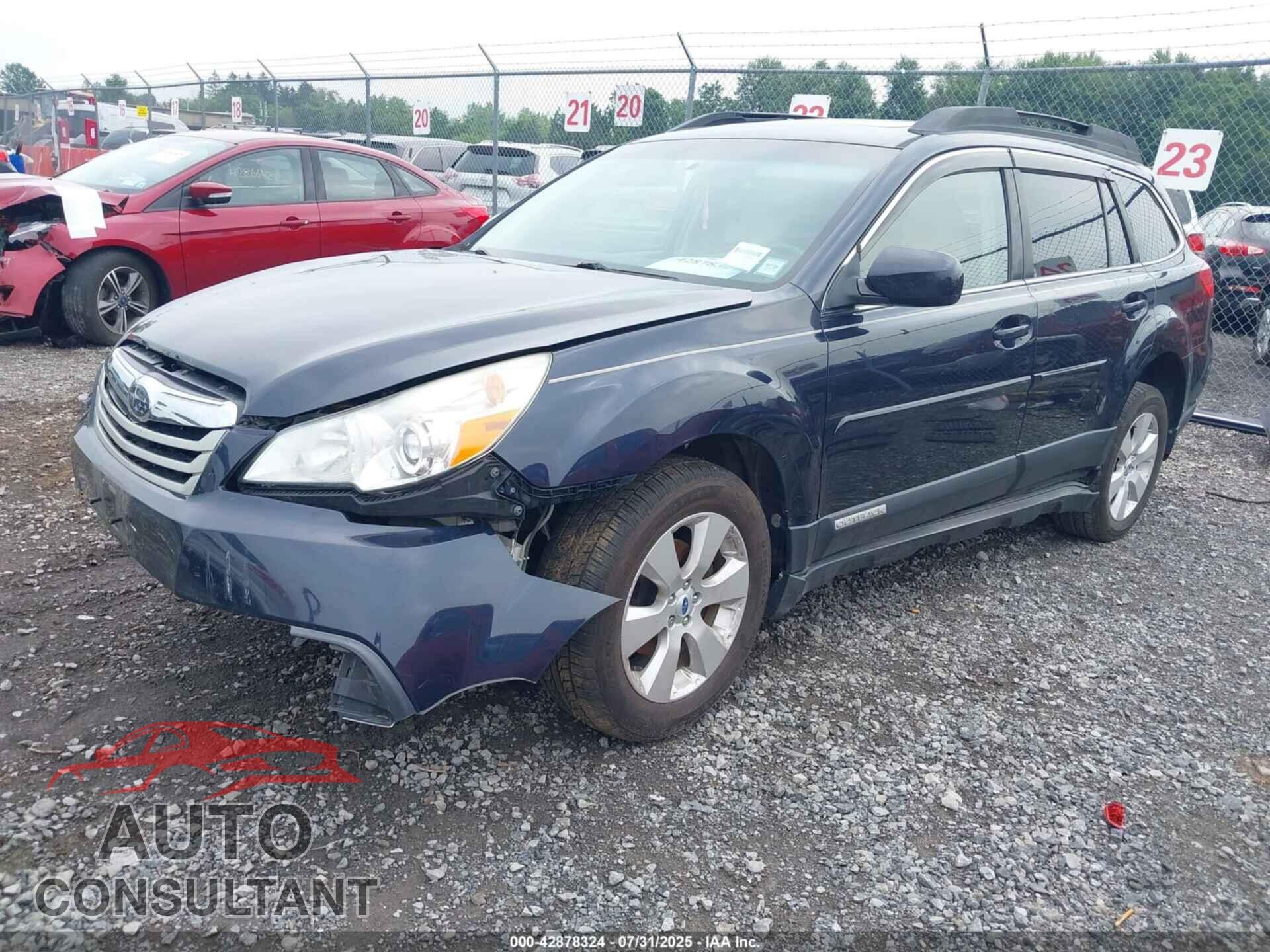 SUBARU OUTBACK 2012 - 4S4BRBLC0C3237313