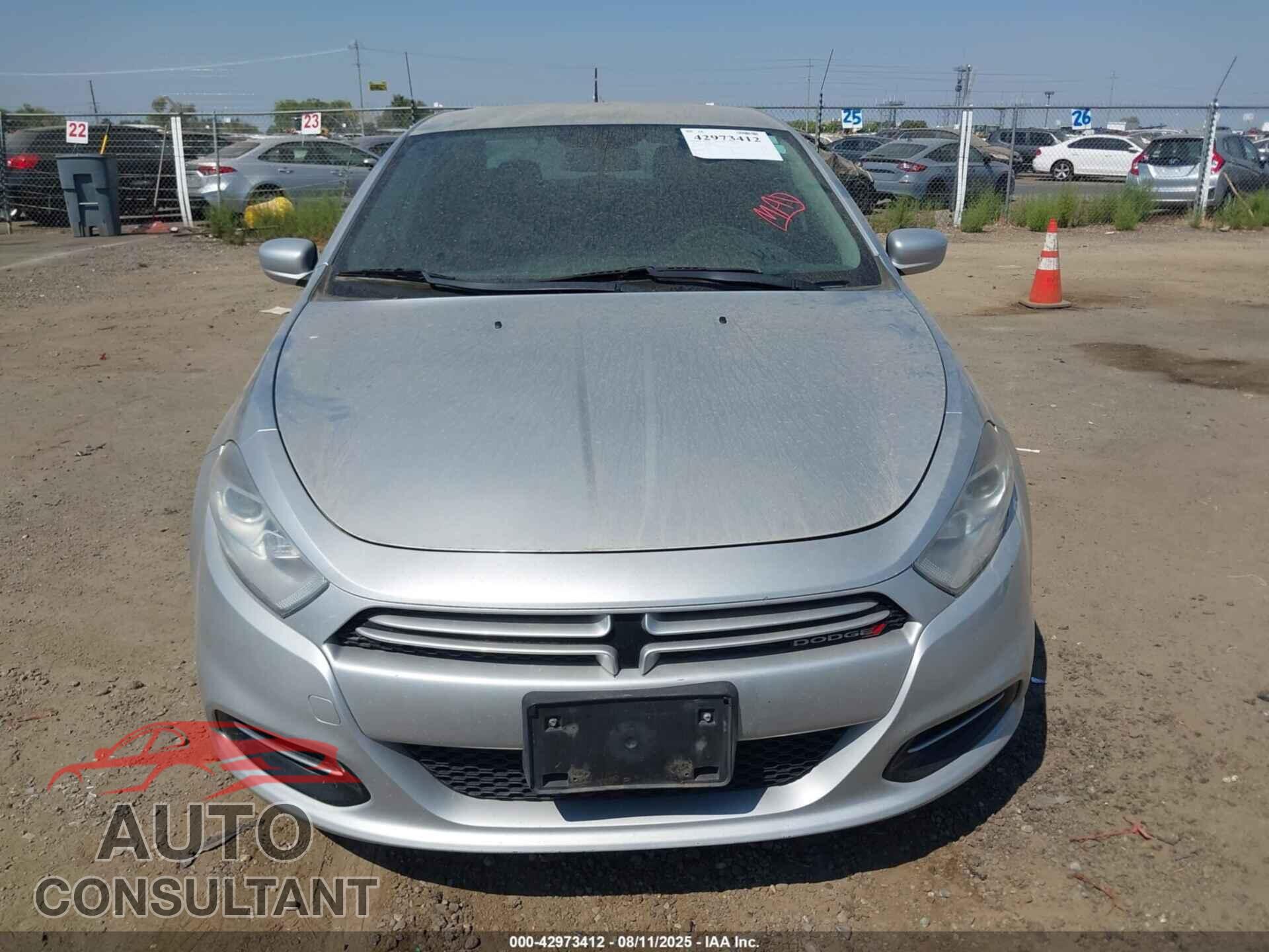 DODGE DART 2013 - 1C3CDFBA9DD152176