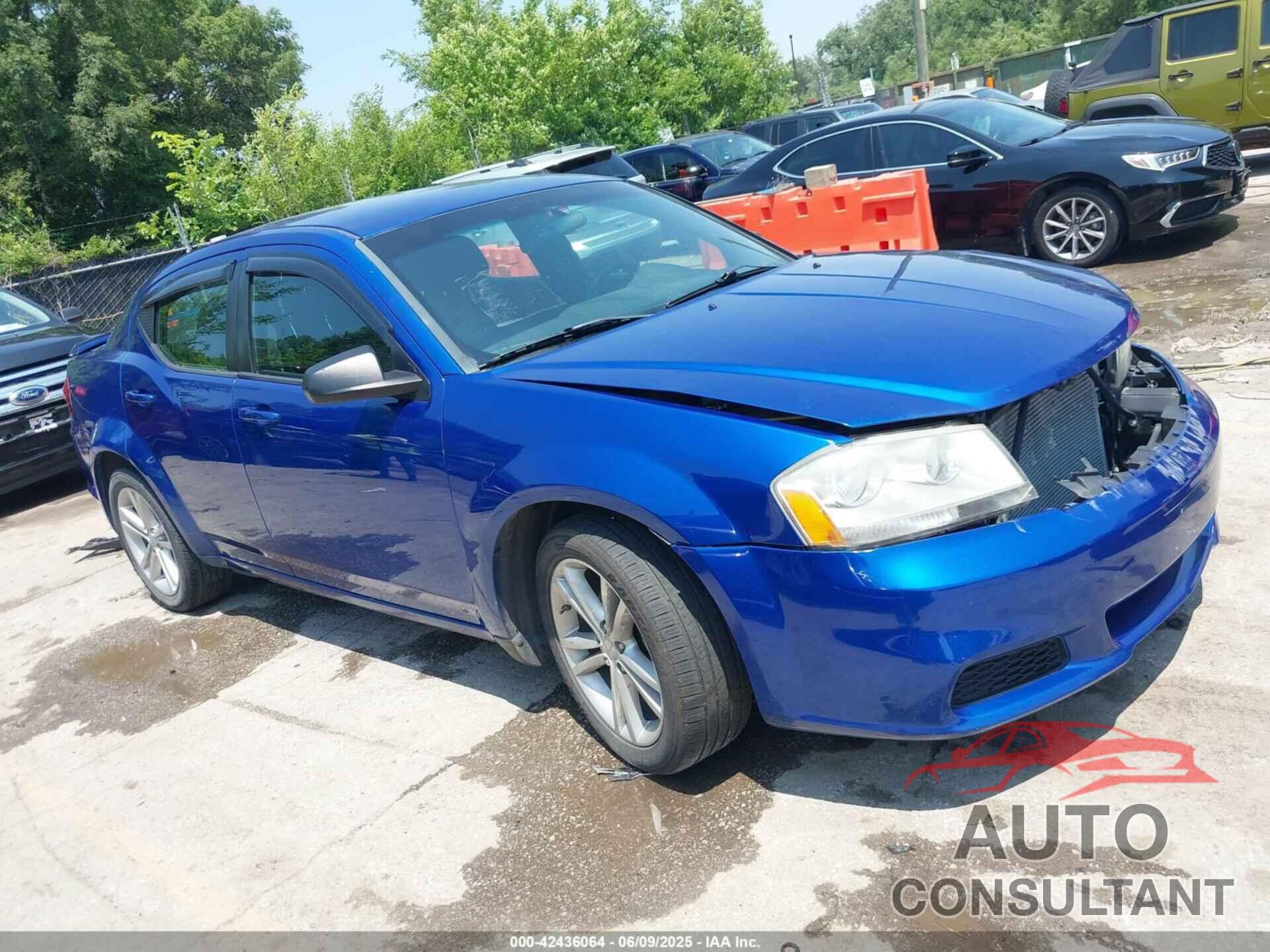 DODGE AVENGER 2012 - 1C3CDZAG1CN256127