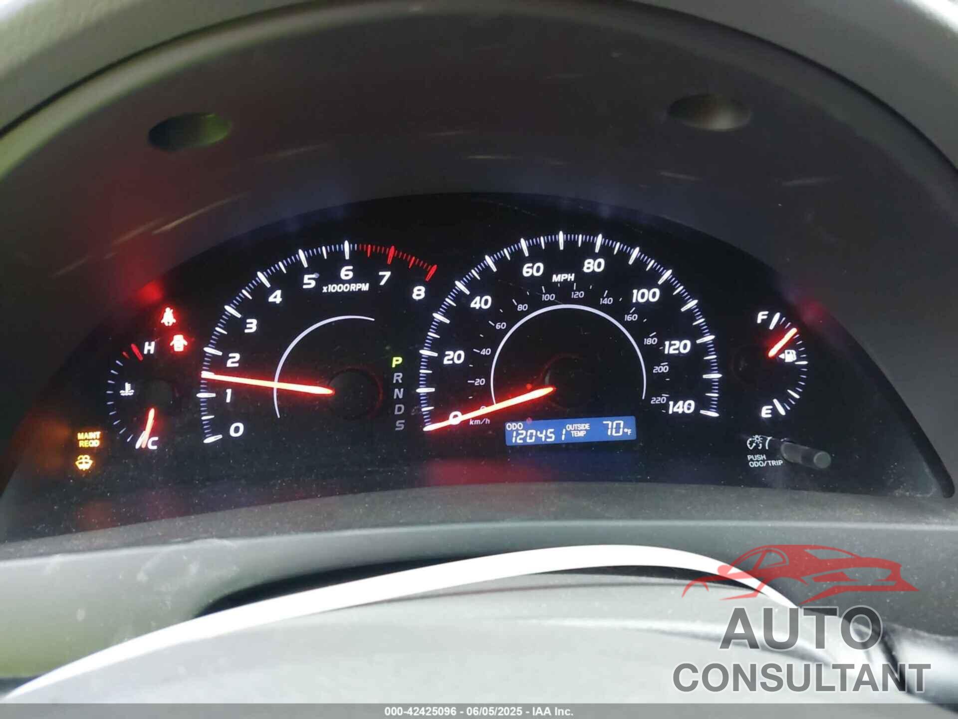 TOYOTA CAMRY 2010 - 4T4BF3EKXAR074797