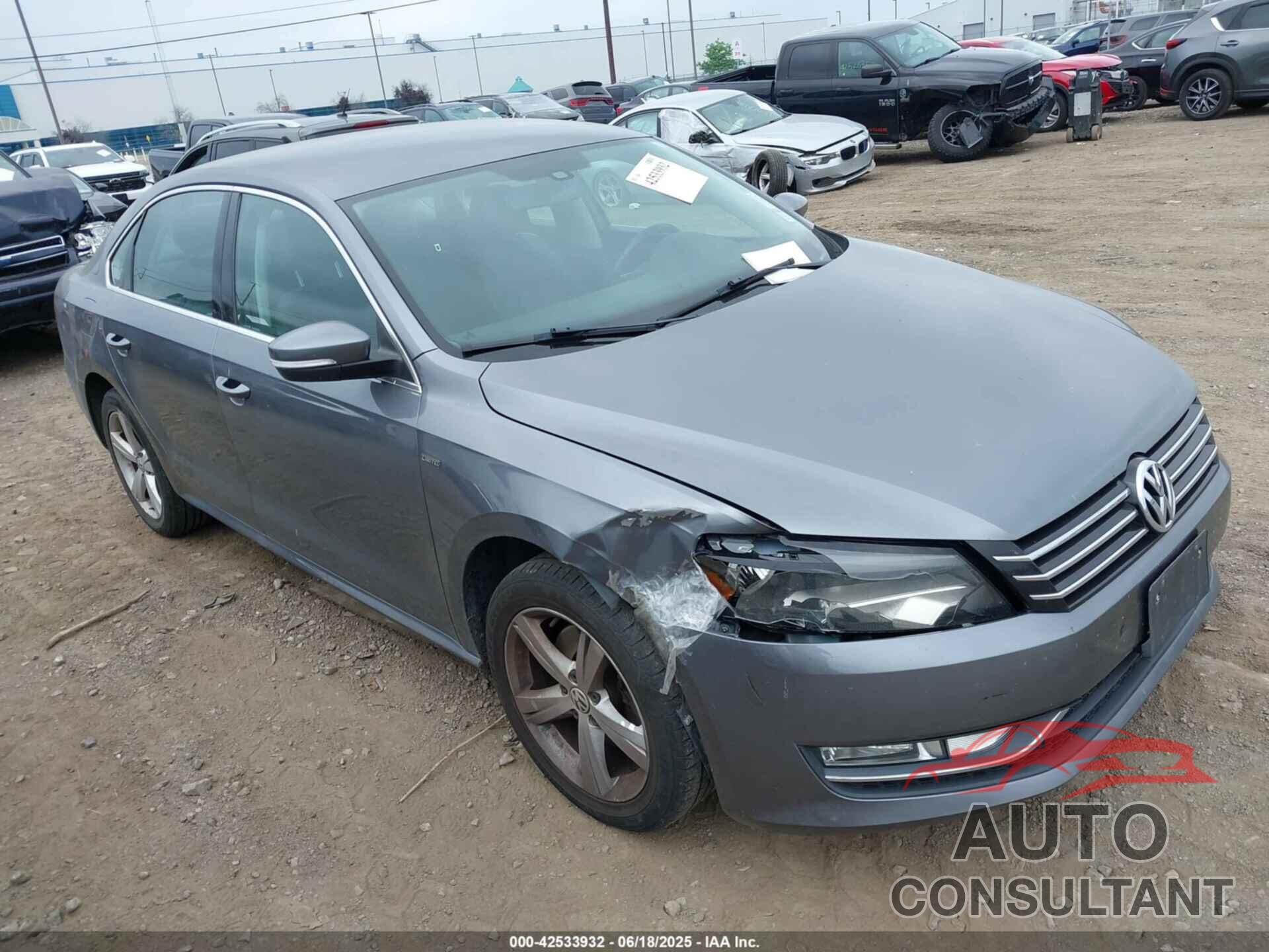 VOLKSWAGEN PASSAT 2015 - 1VWAT7A37FC111159