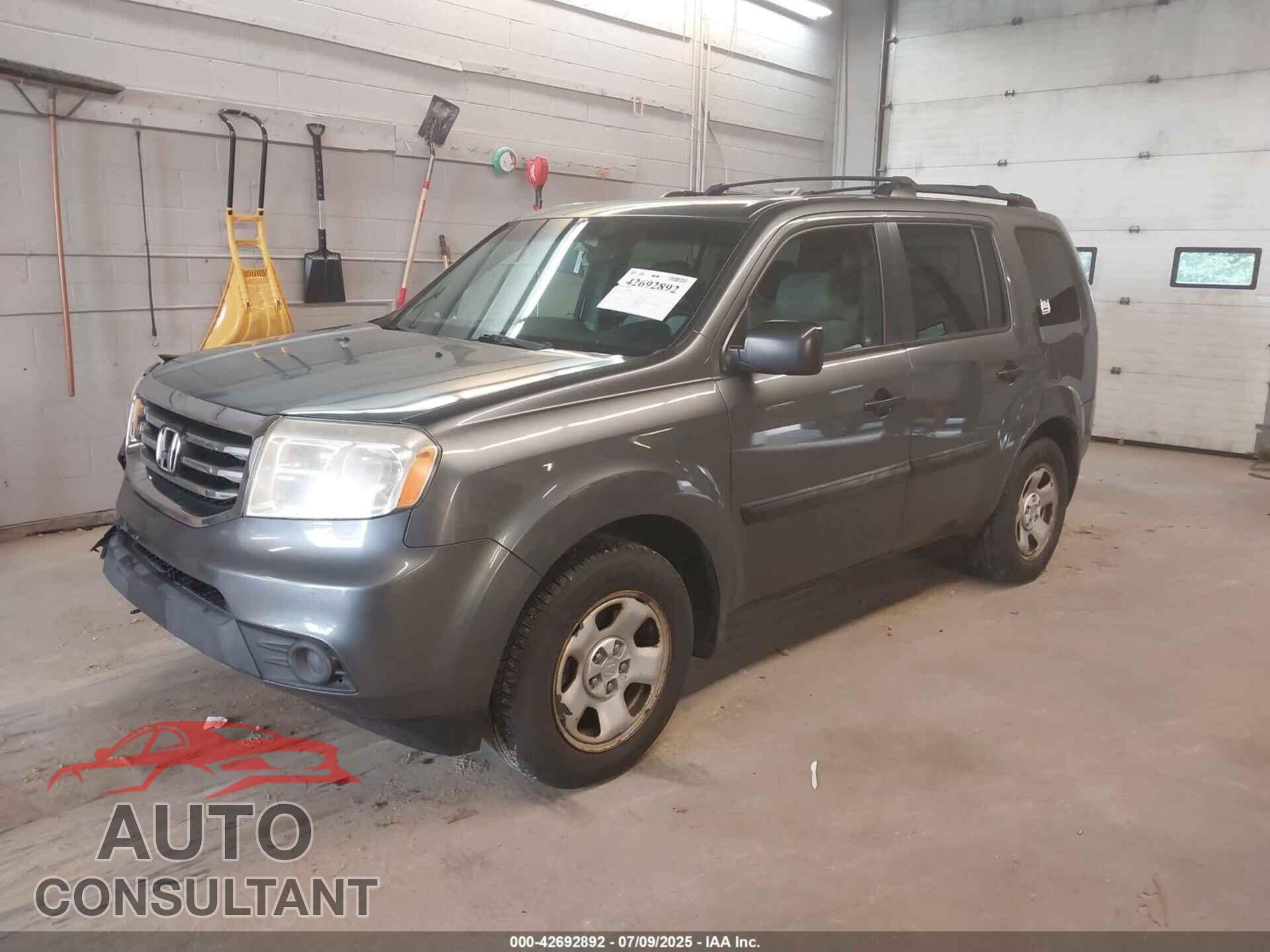 HONDA PILOT 2012 - 5FNYF4H26CB025408