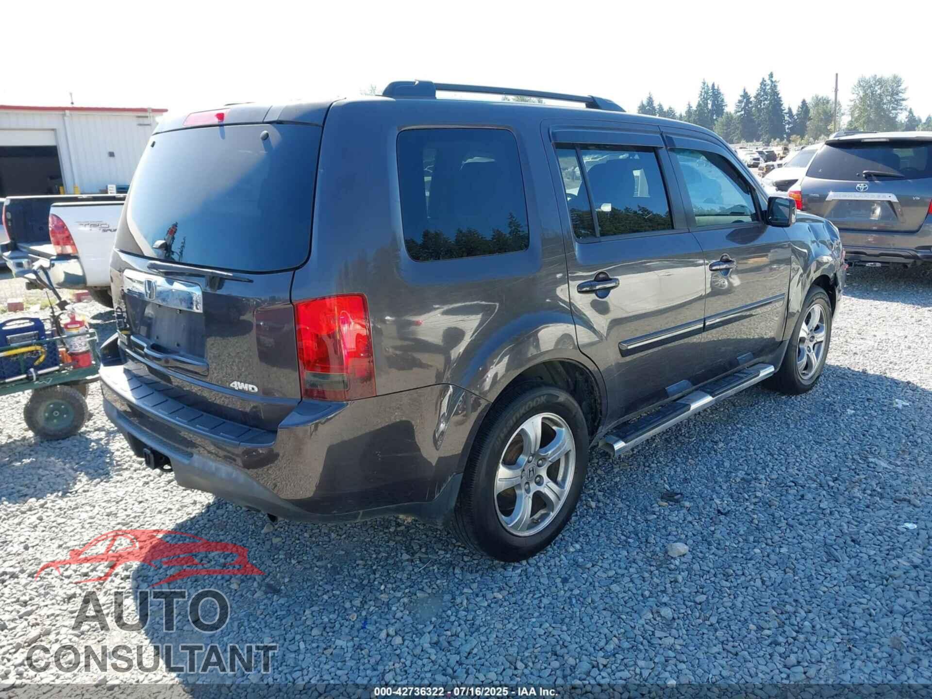 HONDA PILOT 2012 - 5FNYF4H59CB014073