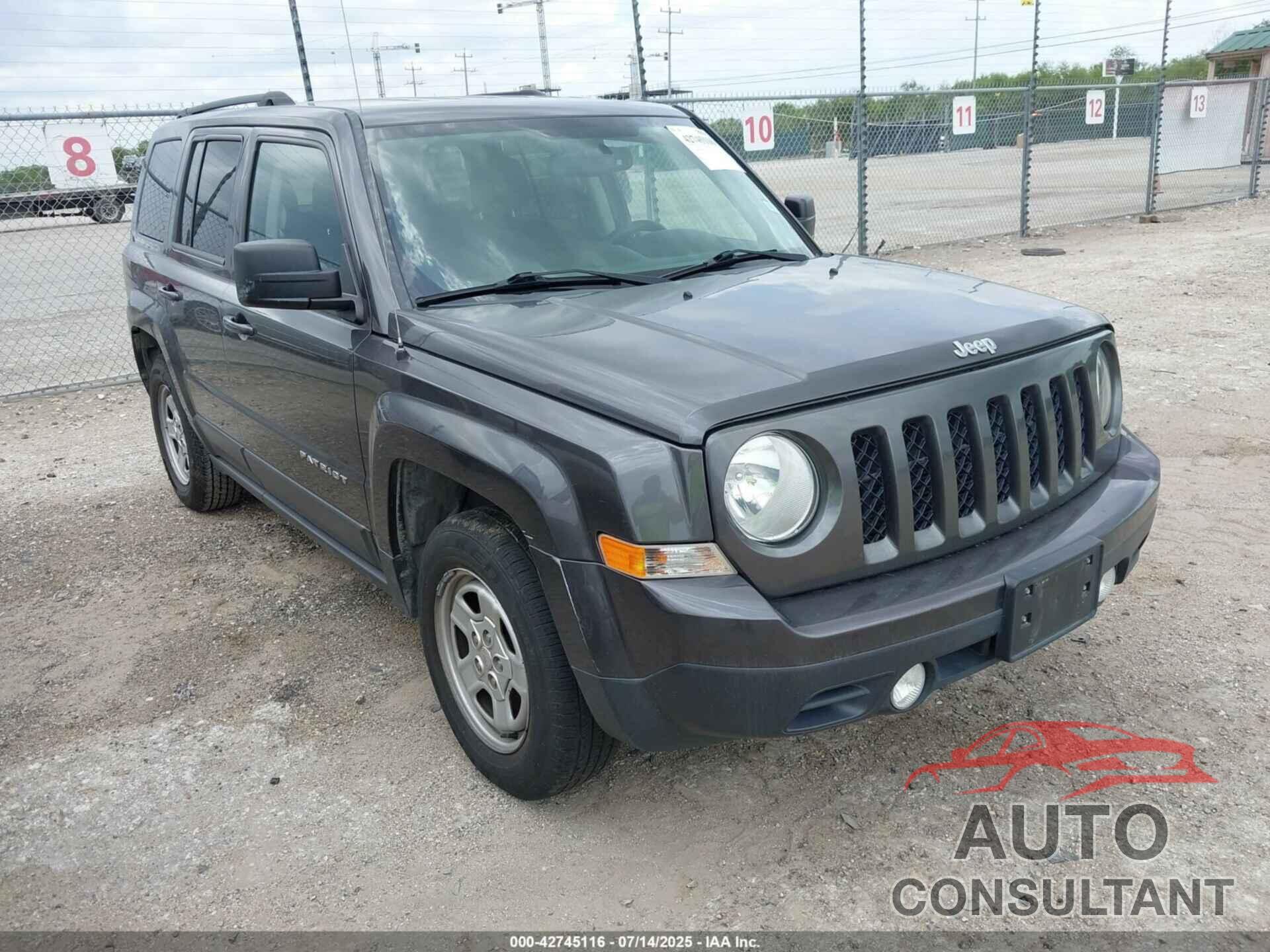 JEEP PATRIOT 2015 - 1C4NJPBB8FD263803