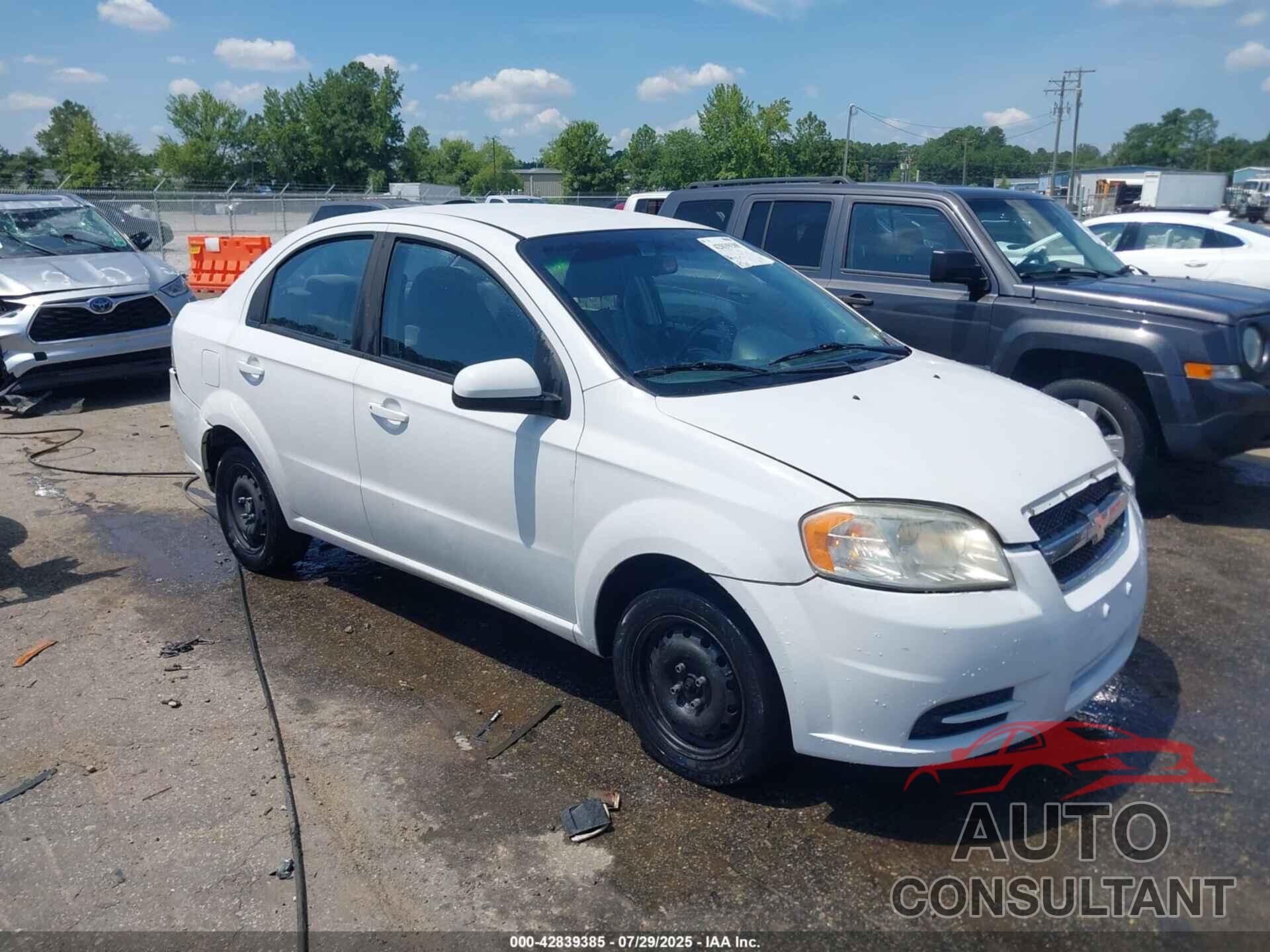 CHEVROLET AVEO 2009 - KL1TD56E79B306087