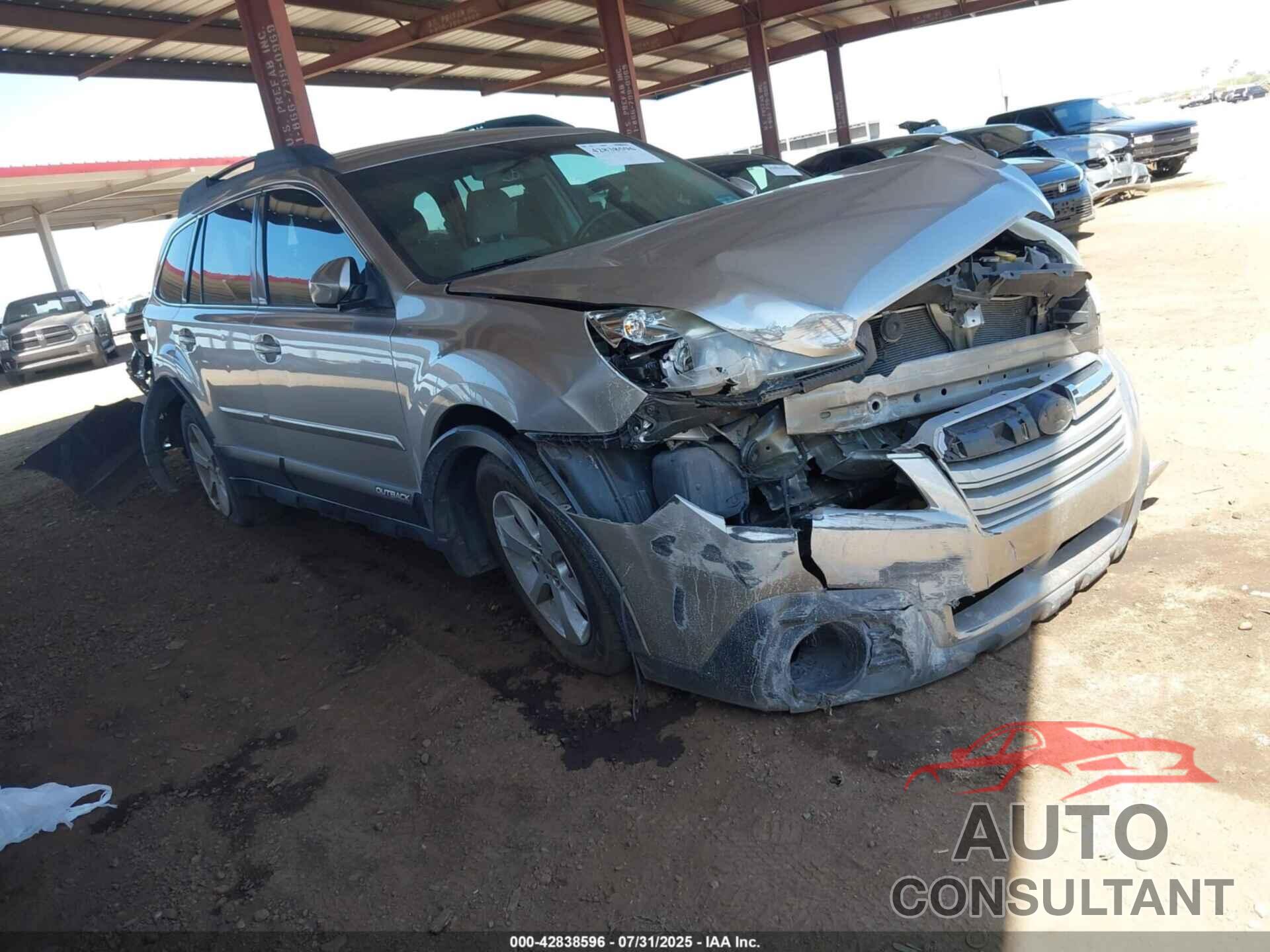 SUBARU OUTBACK 2014 - 4S4BRBCC1E3265656