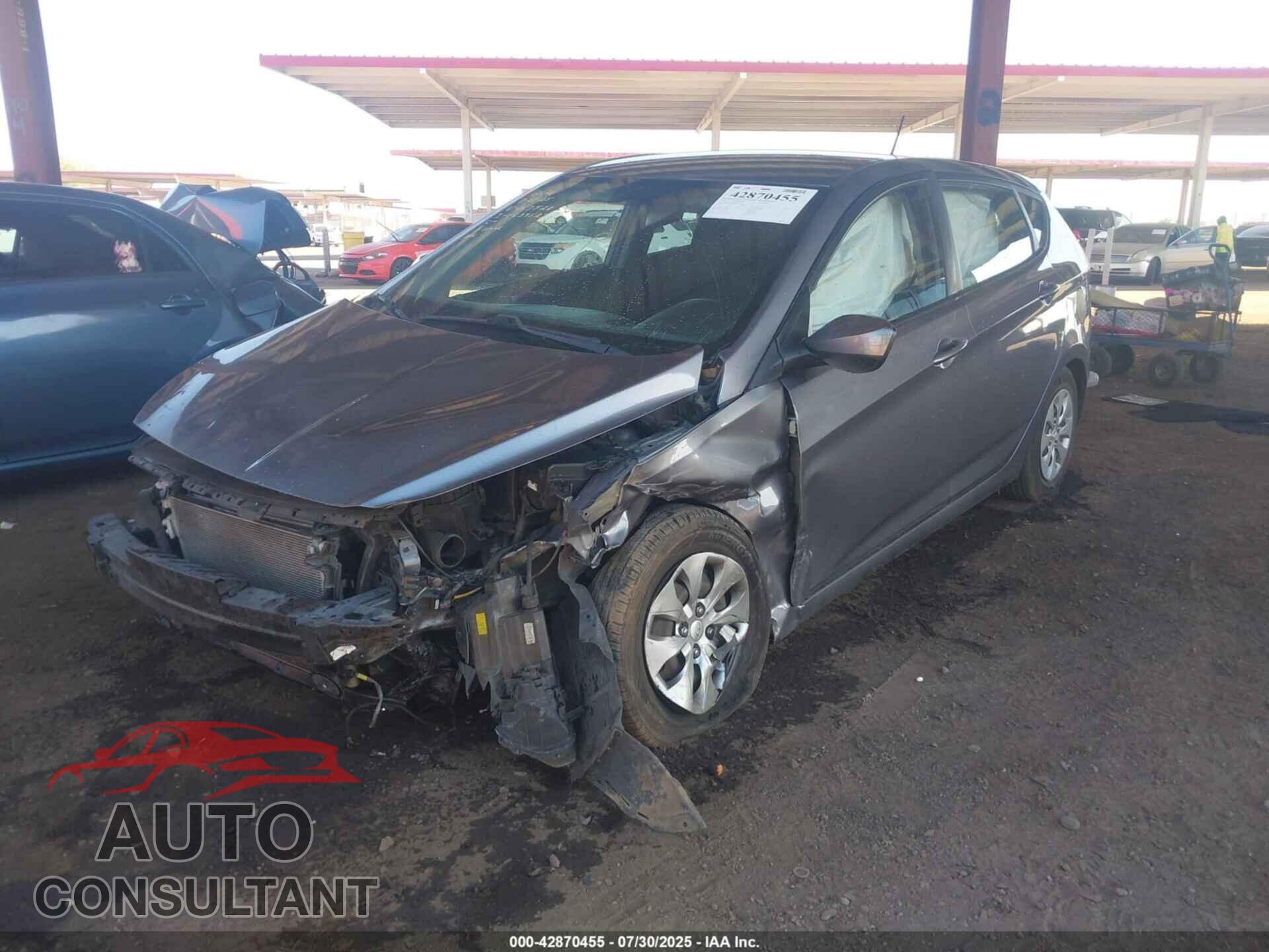HYUNDAI ACCENT 2016 - KMHCT5AE0GU267522
