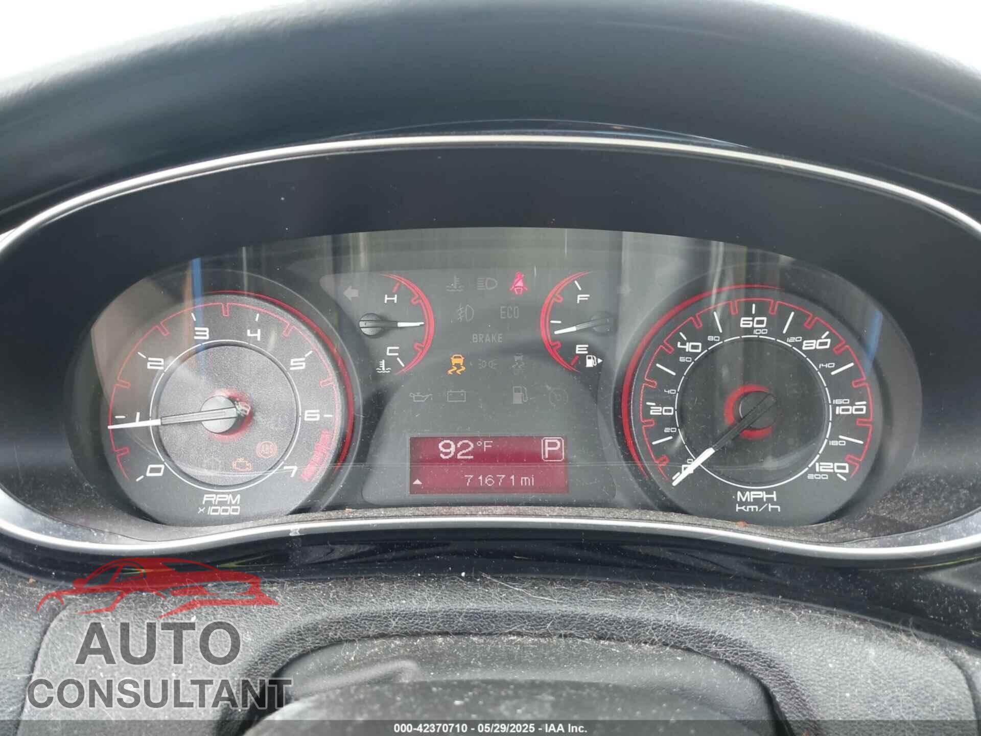 DODGE DART 2013 - 1C3CDFBA7DD295305