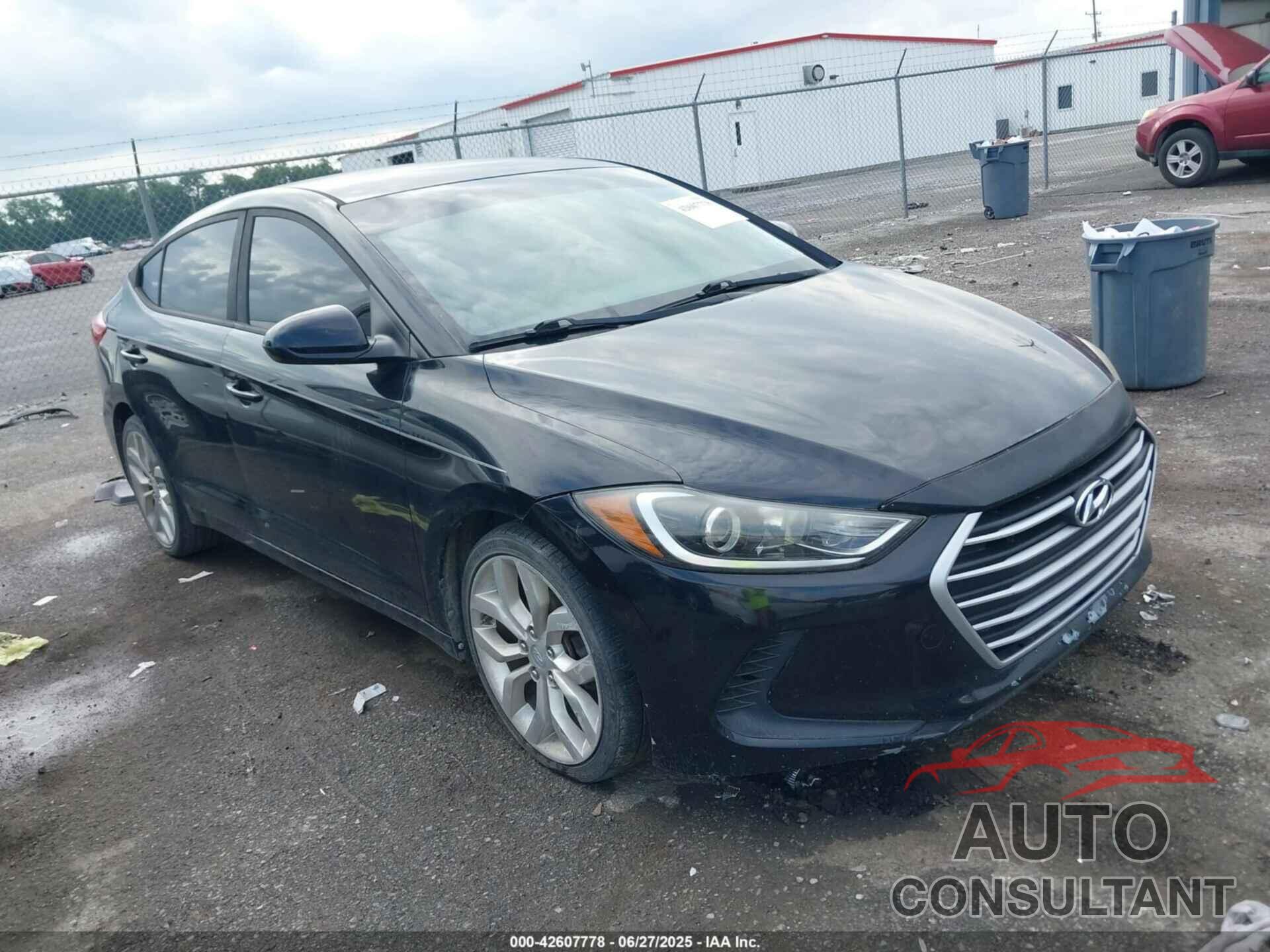 HYUNDAI ELANTRA 2017 - KMHD74LF0HU096894