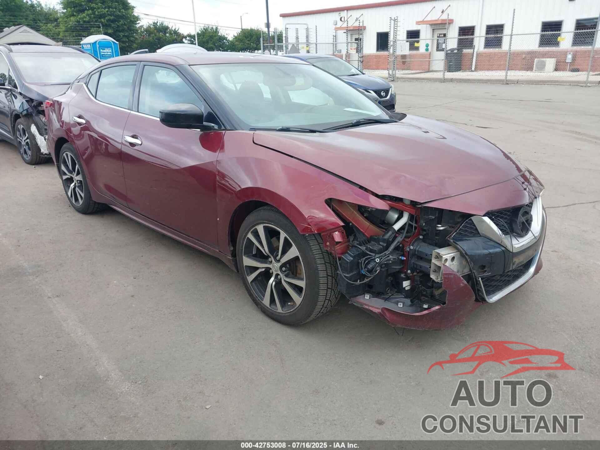 NISSAN MAXIMA 2017 - 1N4AA6APXHC456670