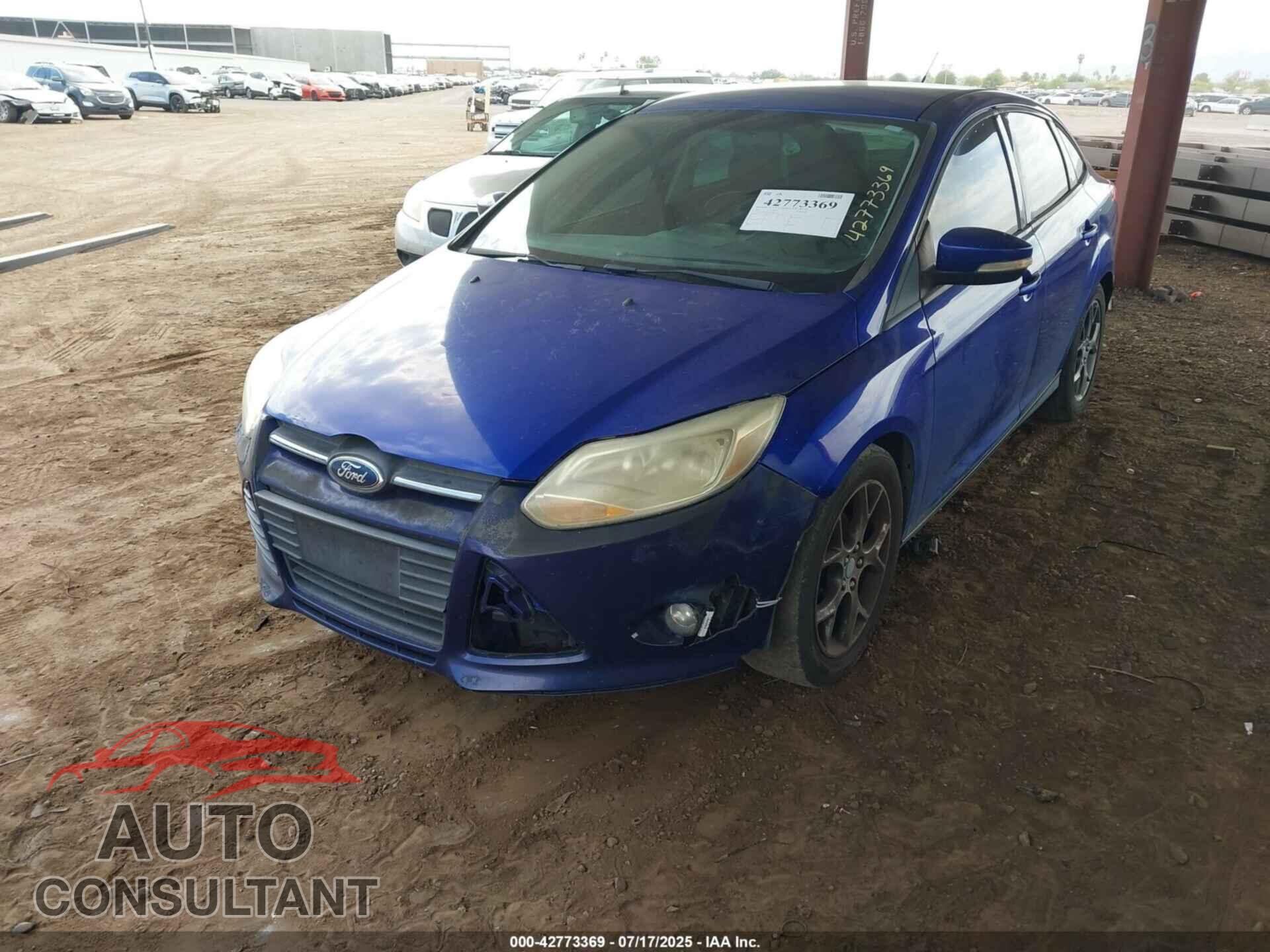 FORD FOCUS 2013 - 1FADP3F25DL285067