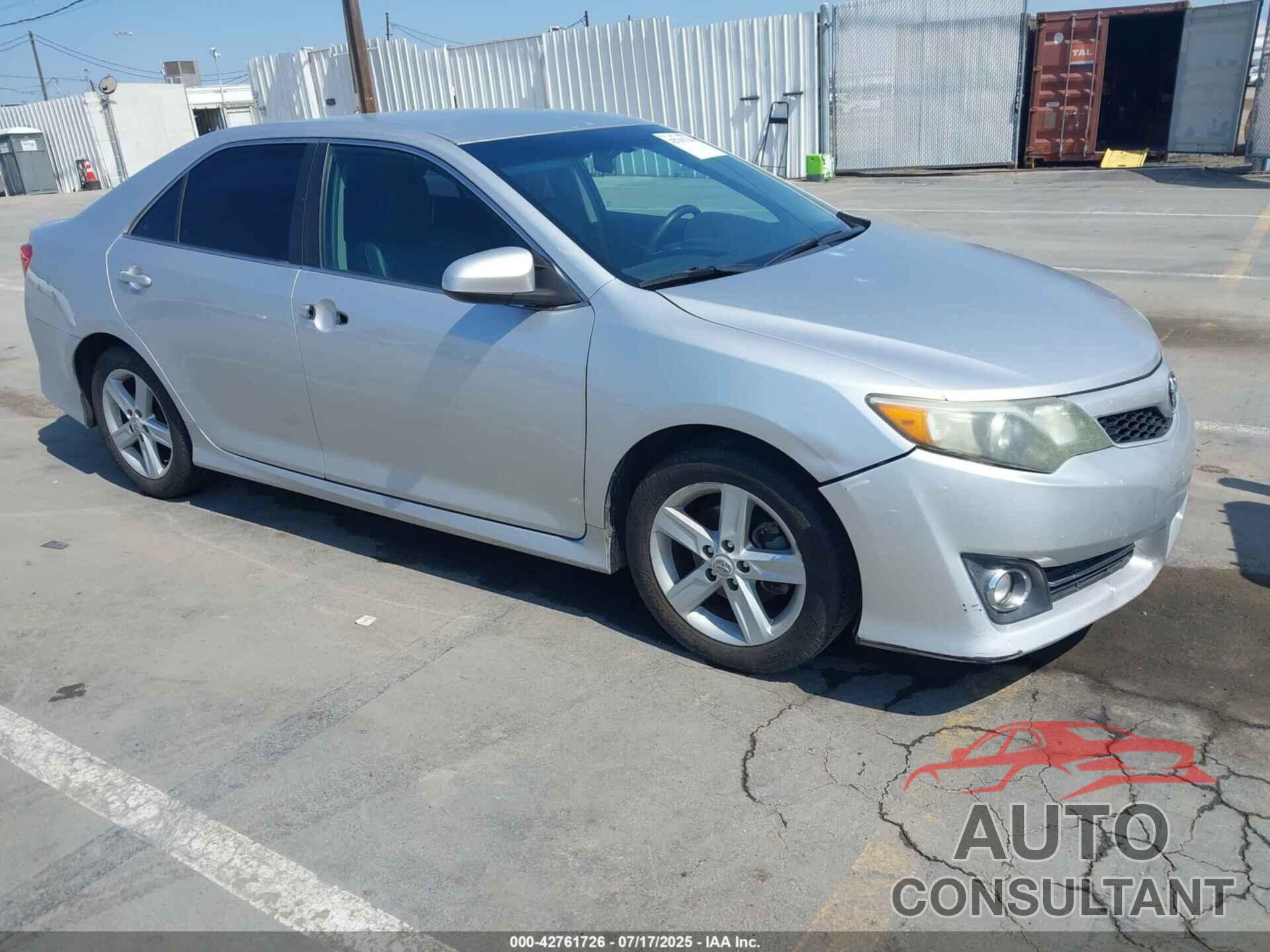TOYOTA CAMRY 2012 - 4T1BF1FK9CU066660