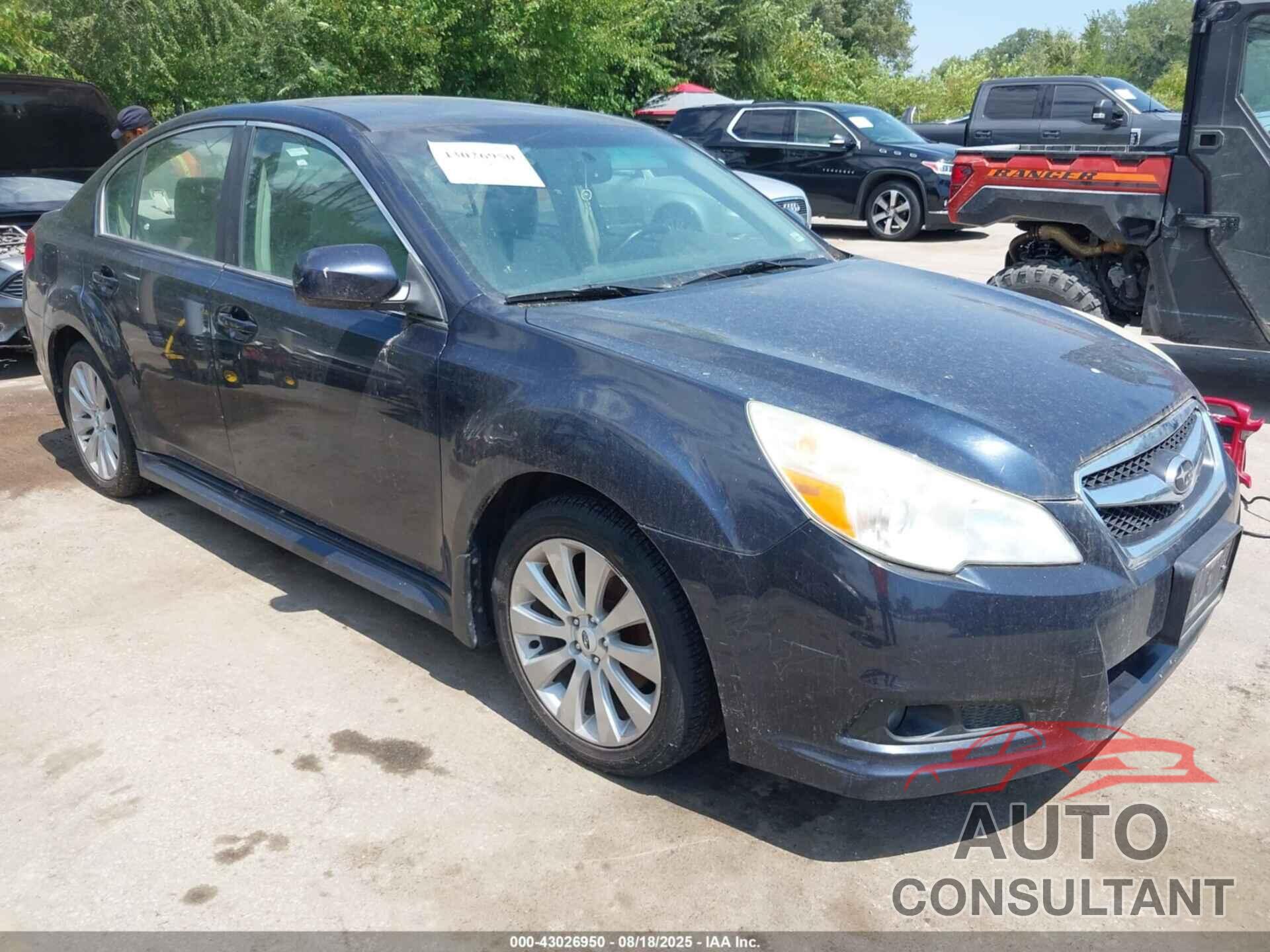 SUBARU LEGACY 2012 - 4S3BMCK60C3007081