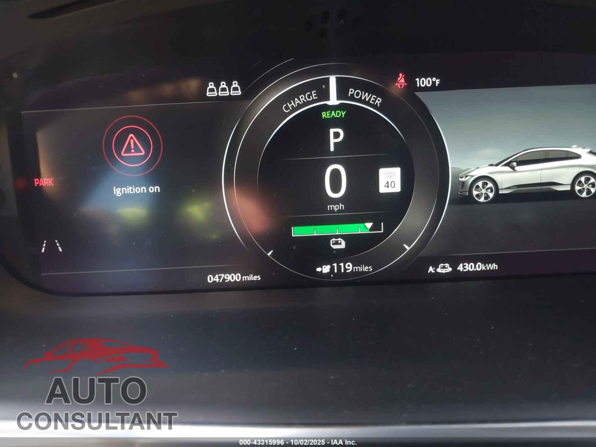 JAGUAR I-PACE 2020 - SADHC2S13L1F80538