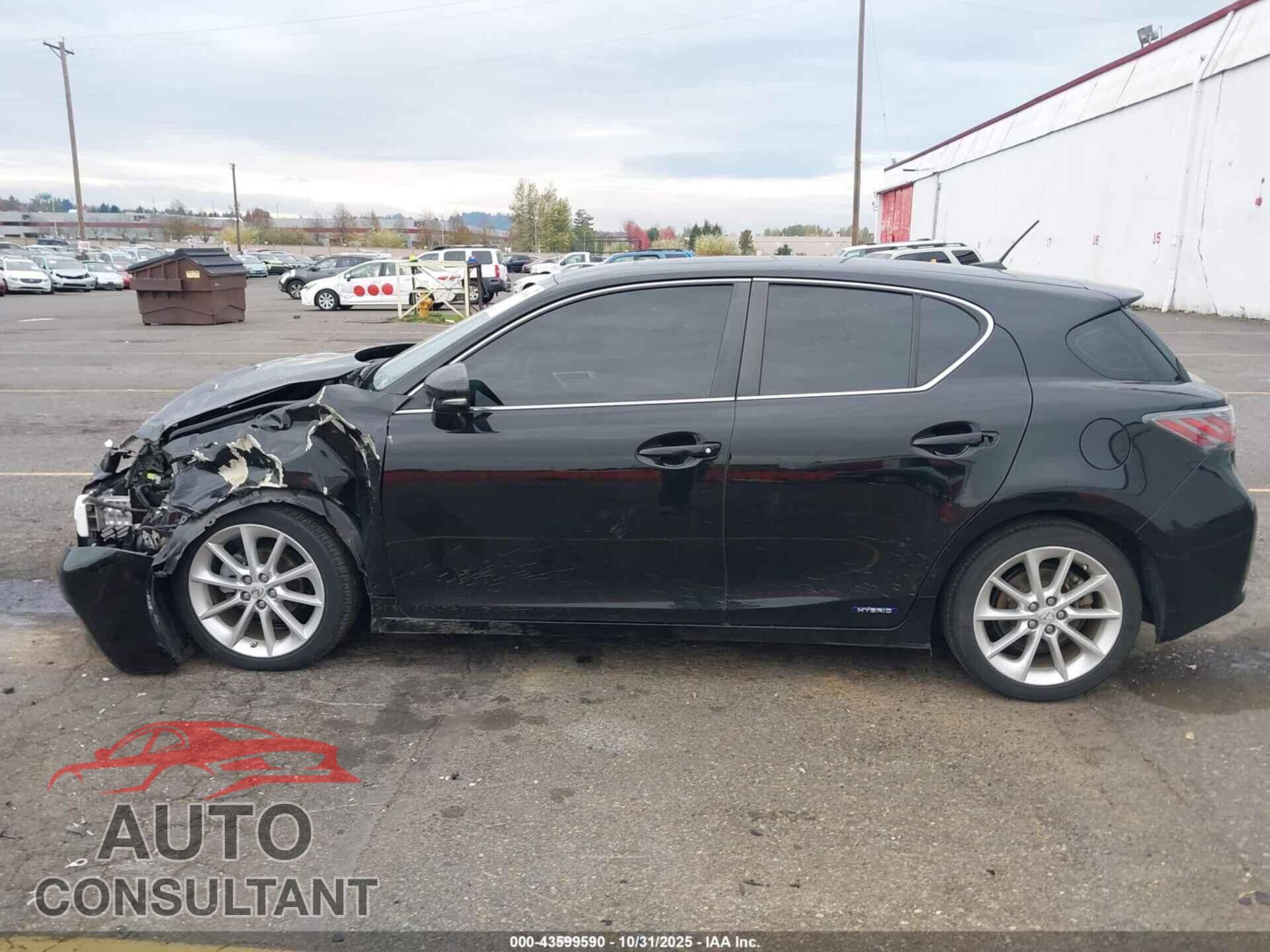 LEXUS CT 200H 2012 - JTHKD5BH0C2091663
