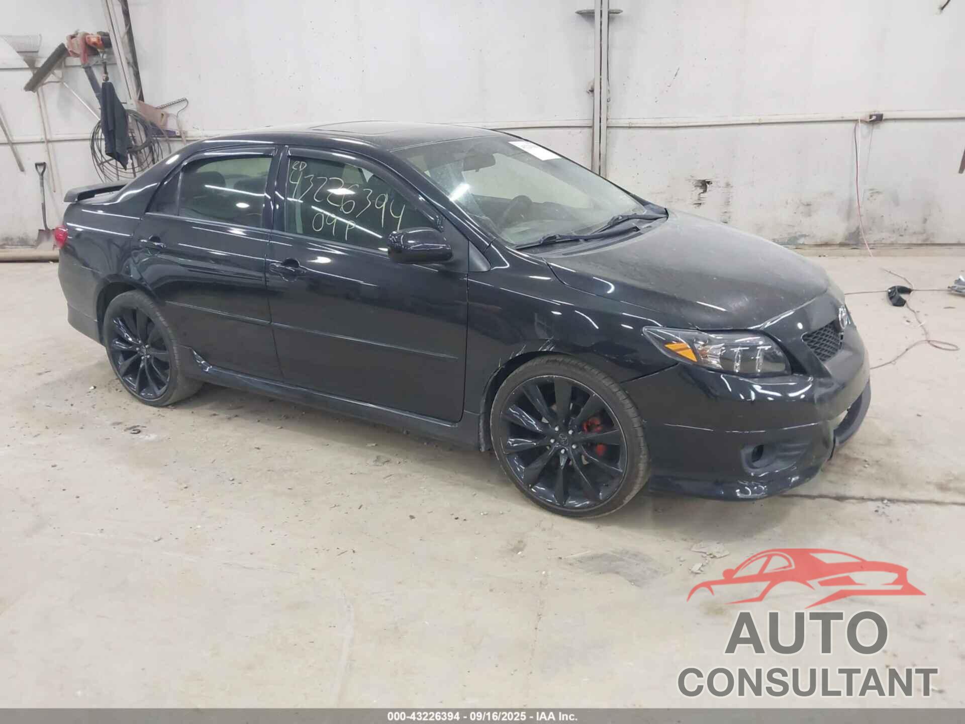 TOYOTA COROLLA 2009 - 1NXBU40E49Z085118