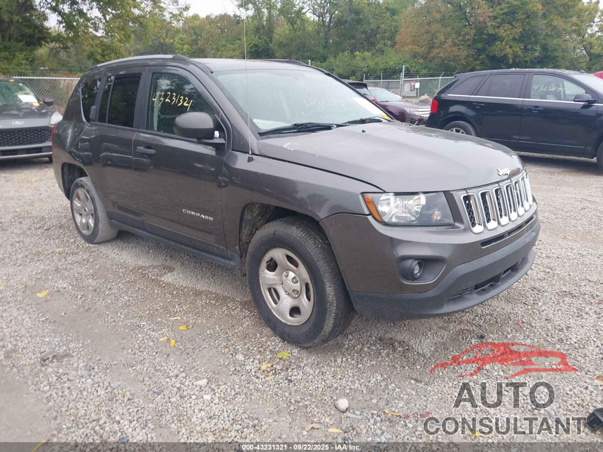 JEEP COMPASS 2017 - 1C4NJCBA1HD186064