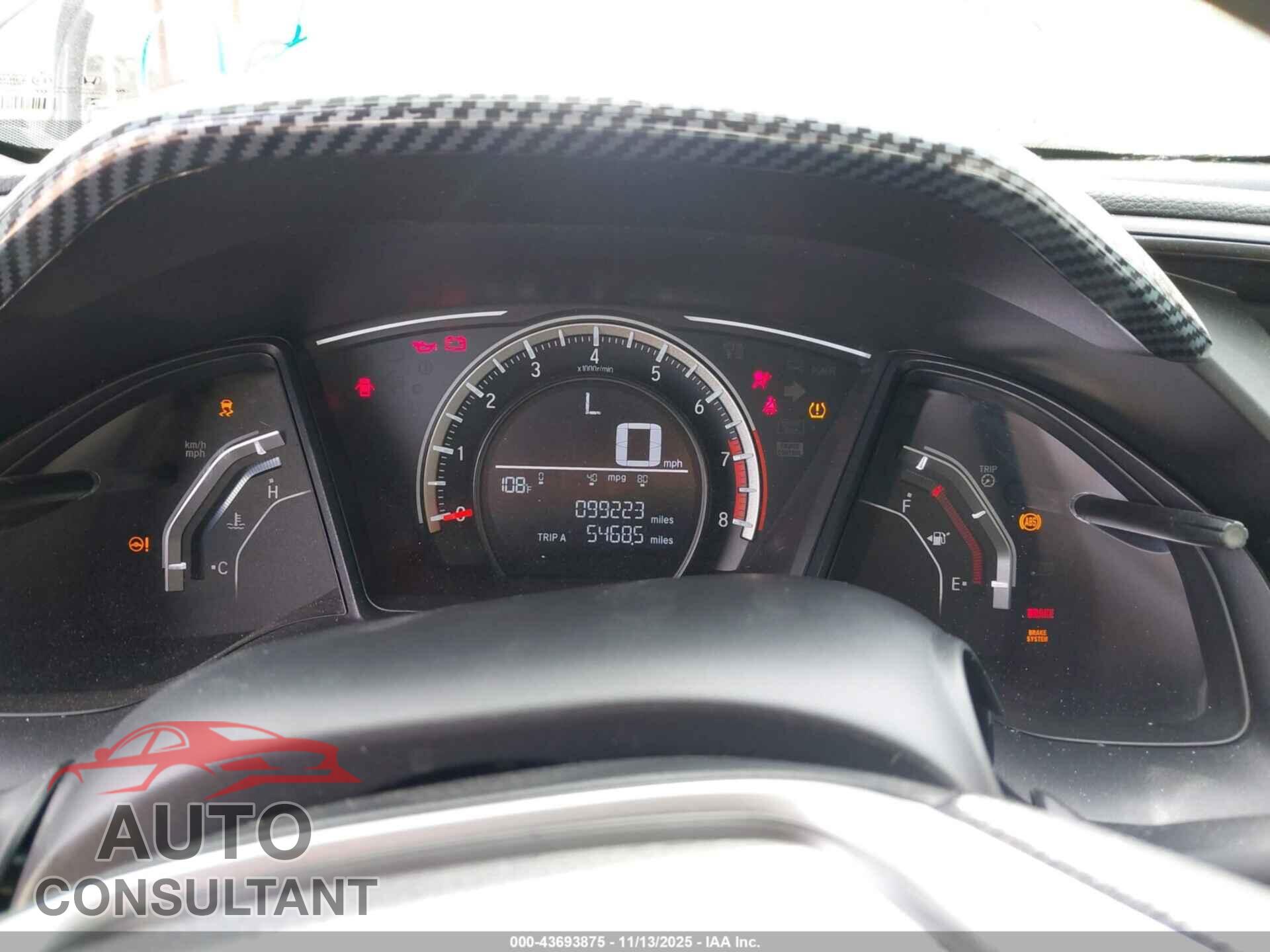 HONDA CIVIC 2017 - 2HGFC2F55HH512006