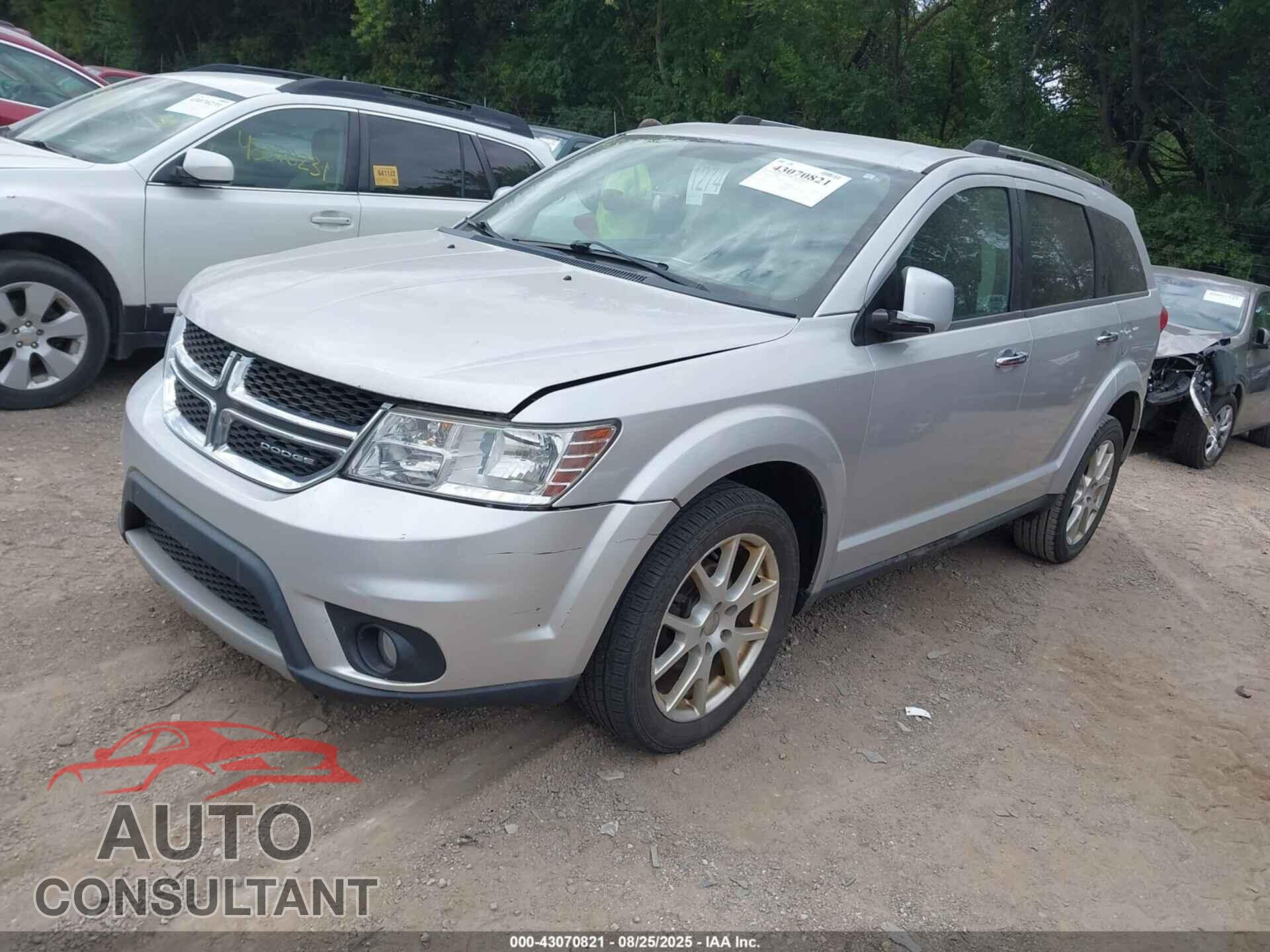 DODGE JOURNEY 2012 - 3C4PDCDG5CT226800